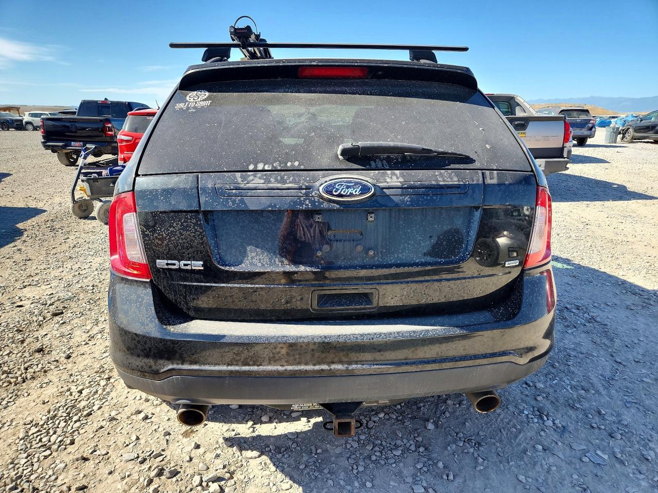 2014 Ford Edge Se Black vin: 2FMDK4GC1EBA34789
