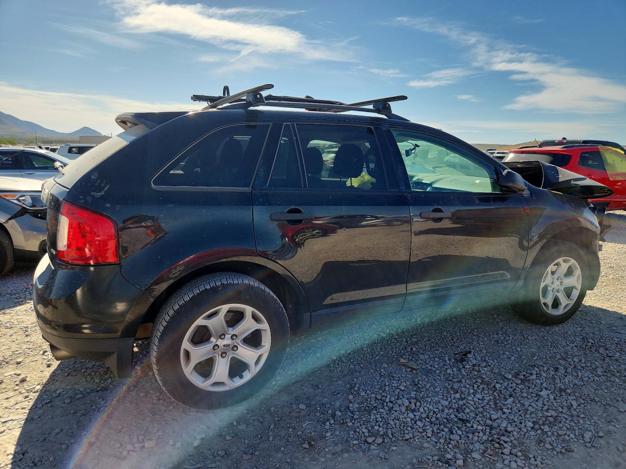 2014 Ford Edge Se Black vin: 2FMDK4GC1EBA34789