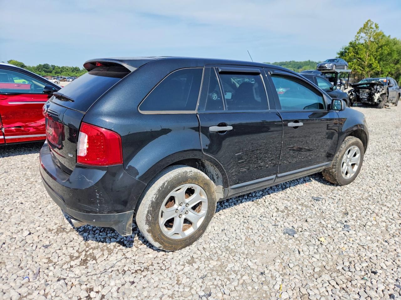 2013 Ford Edge Black vin: 2FMDK4GC2DBA44794