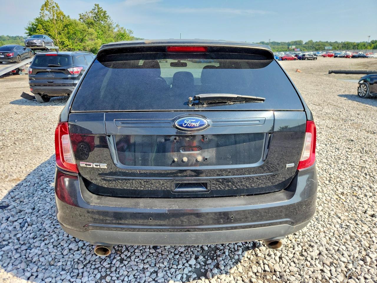 2013 Ford Edge Black vin: 2FMDK4GC2DBA44794