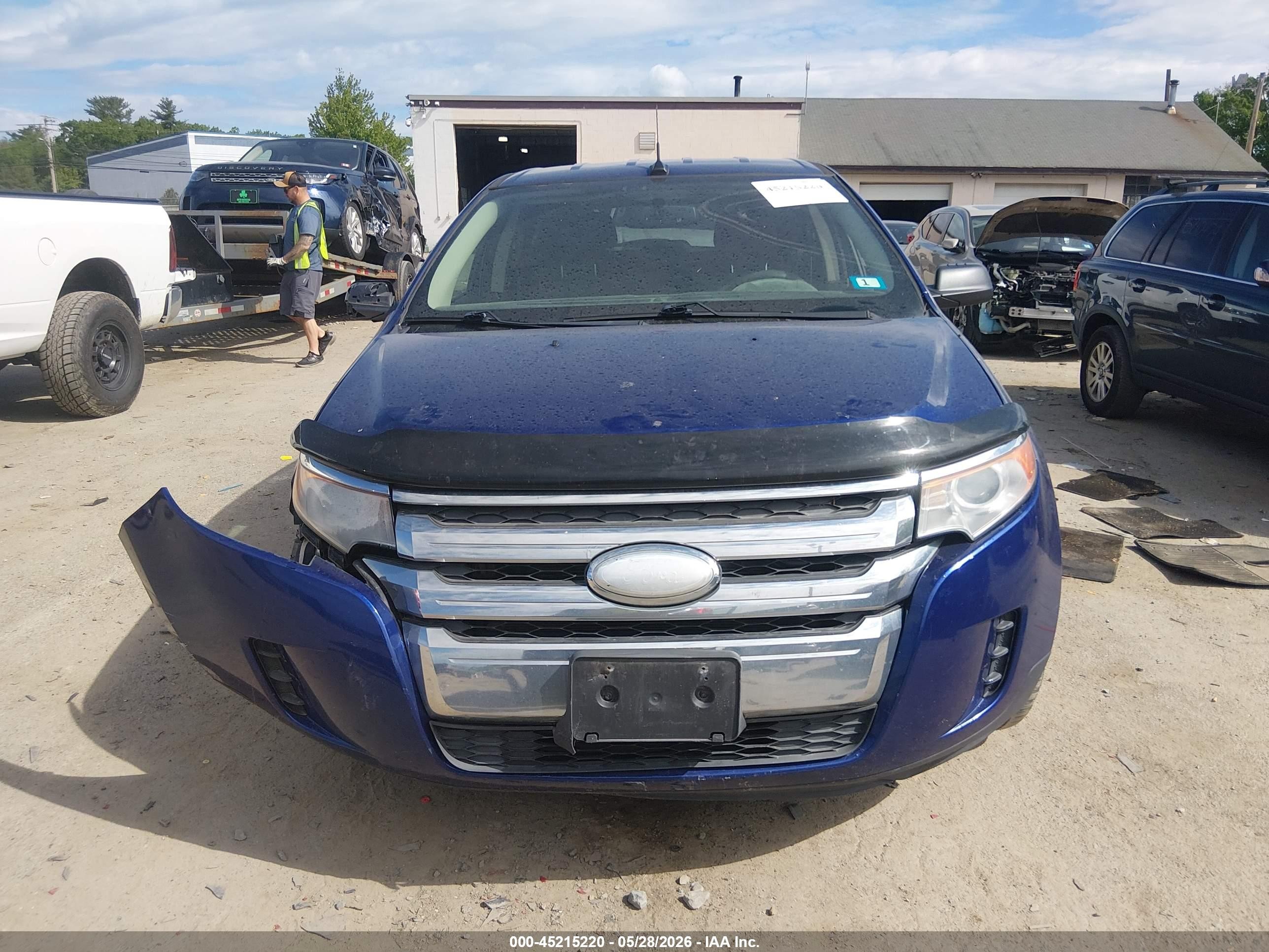 2014 Ford Edge Se Blue vin: 2FMDK4GC2EBA19086