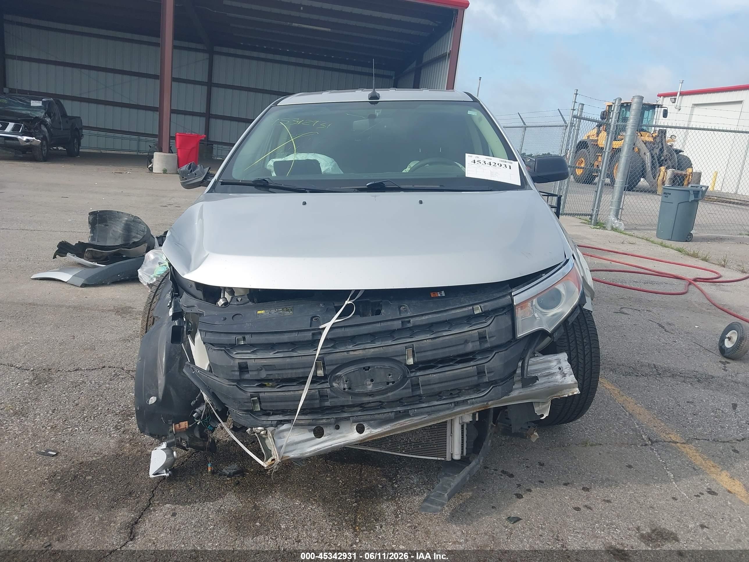 2014 Ford Edge Se Silver vin: 2FMDK4GC2EBA75352