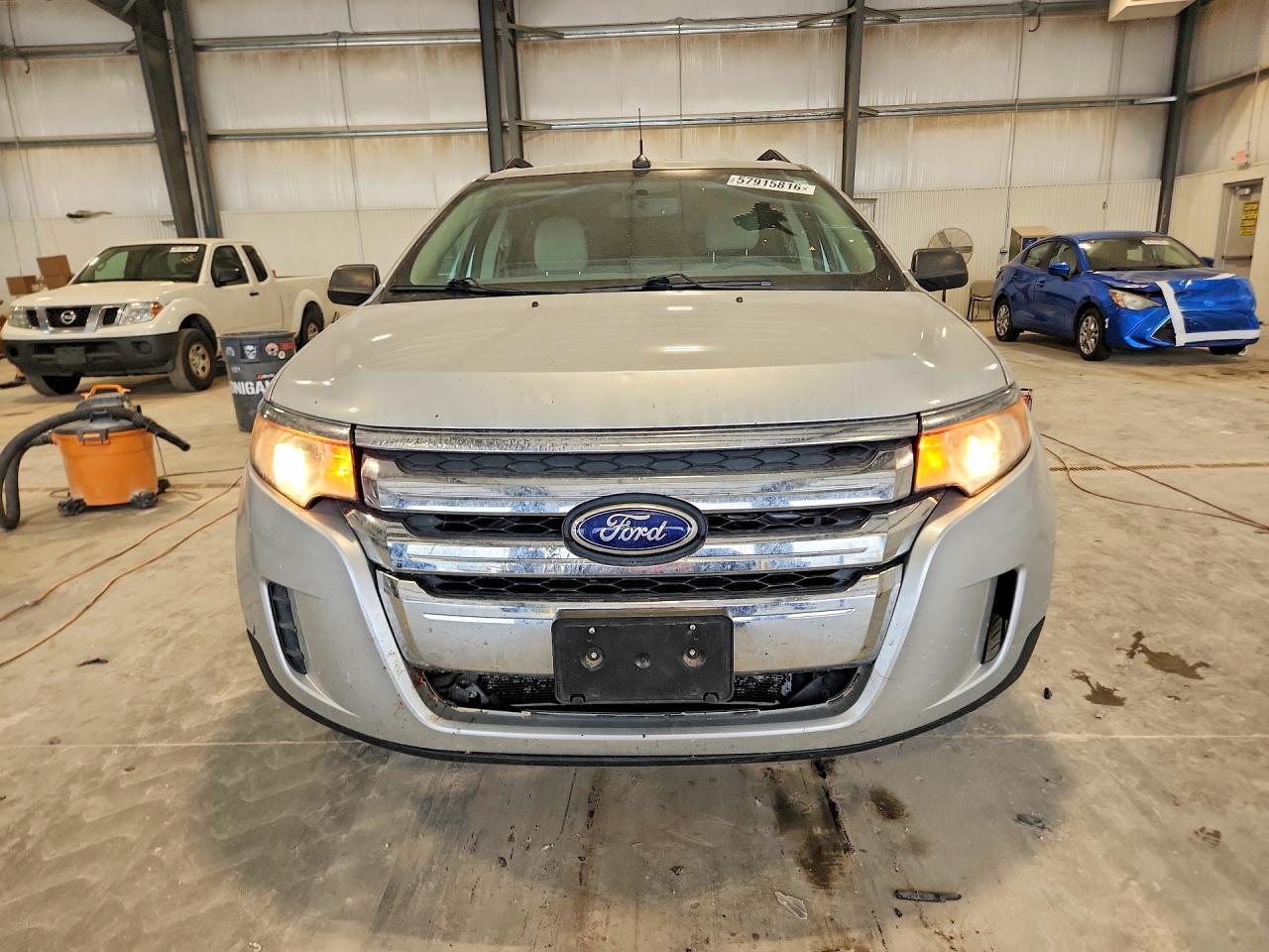 2014 Ford Edge Se Silver vin: 2FMDK4GC2EBB27725