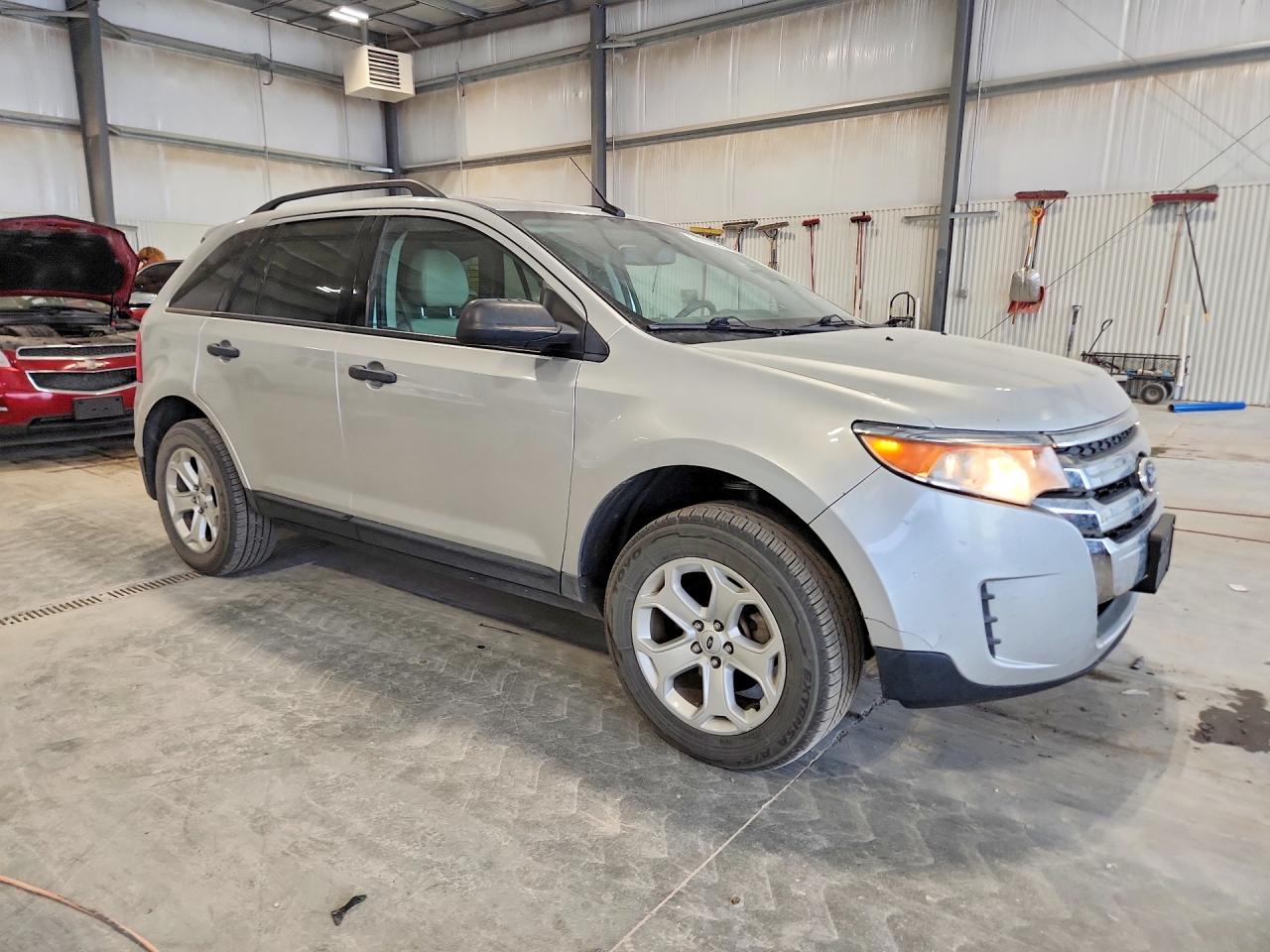 2014 Ford Edge Se Silver vin: 2FMDK4GC2EBB27725