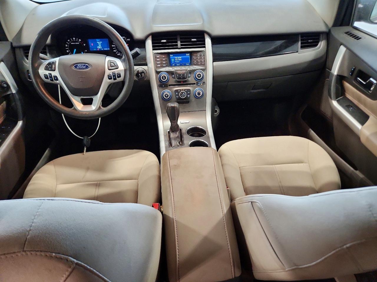 2014 Ford Edge Se Silver vin: 2FMDK4GC2EBB27725