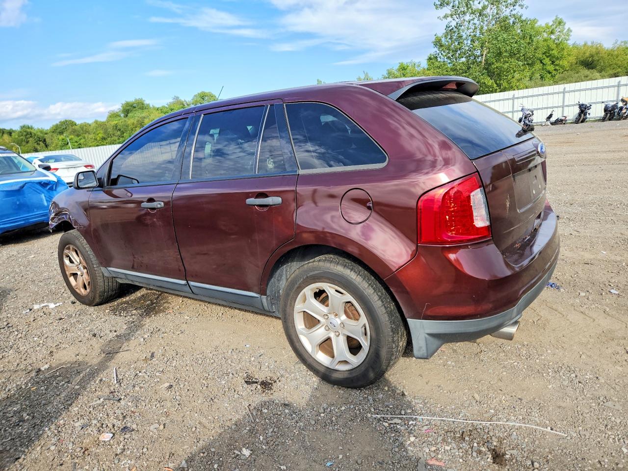 2012 Ford Edge Se Бордовый vin: 2FMDK4GC3CBA83487