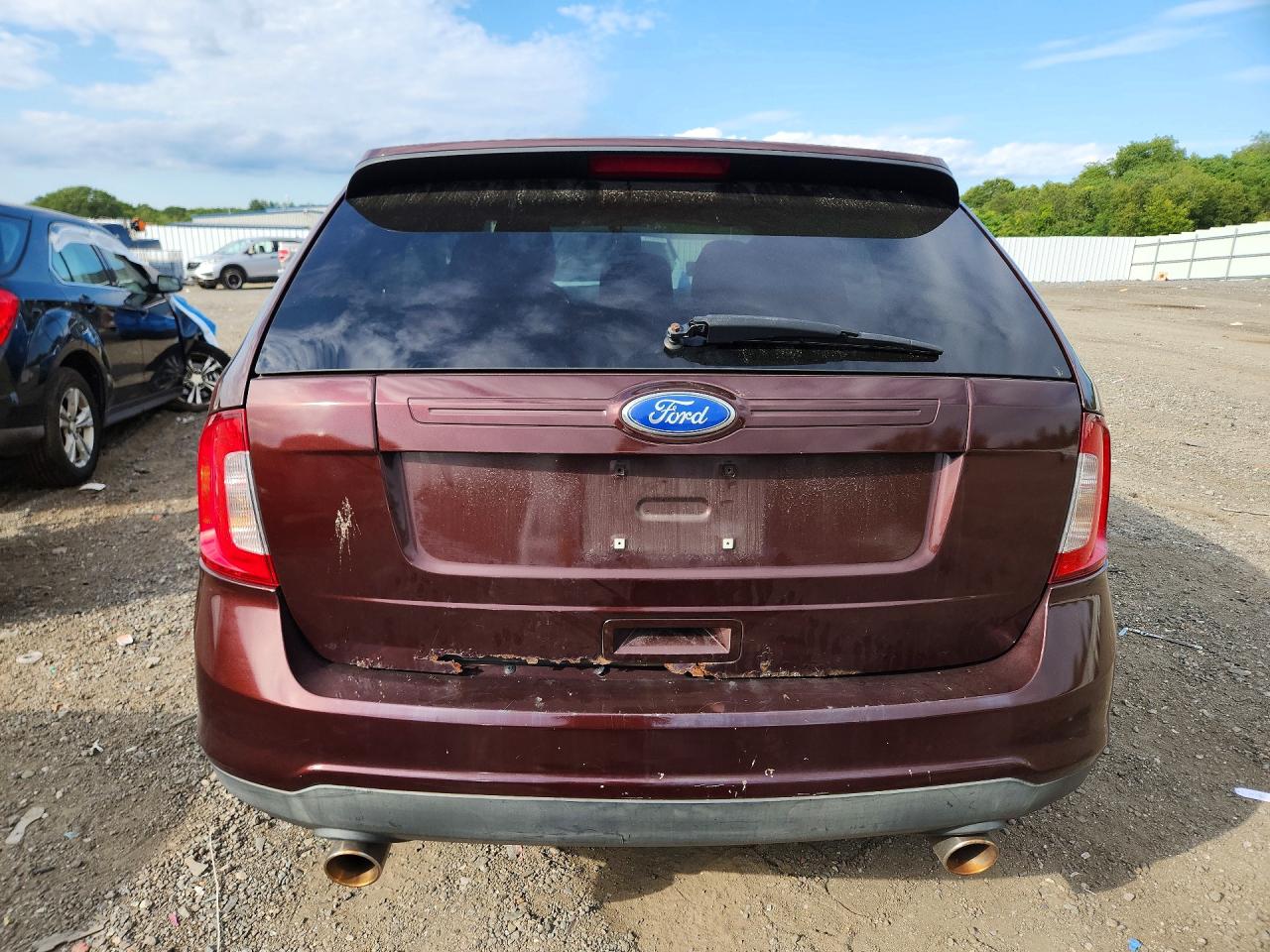 2012 Ford Edge Se Бордовый vin: 2FMDK4GC3CBA83487