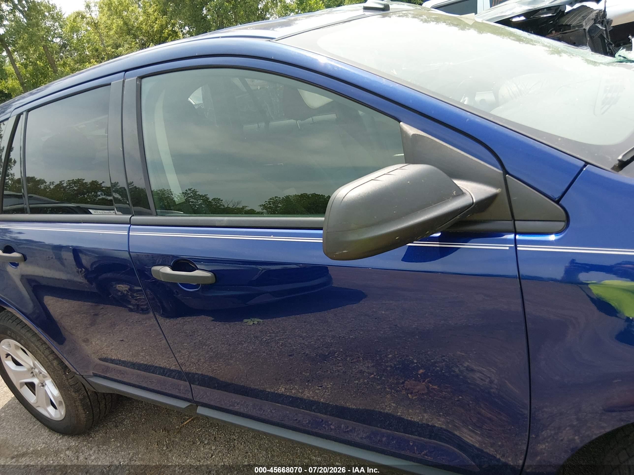 2013 Ford Edge Se Синий vin: 2FMDK4GC3DBB57332