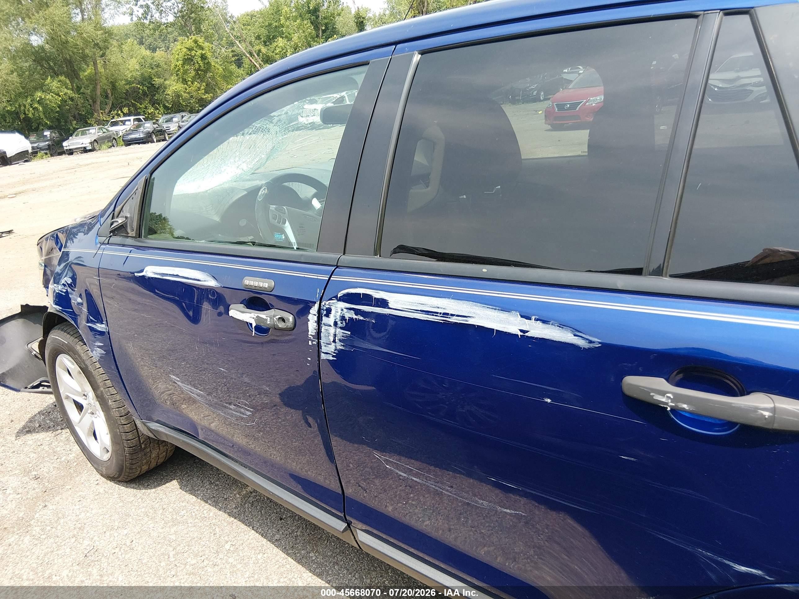 2013 Ford Edge Se Синий vin: 2FMDK4GC3DBB57332