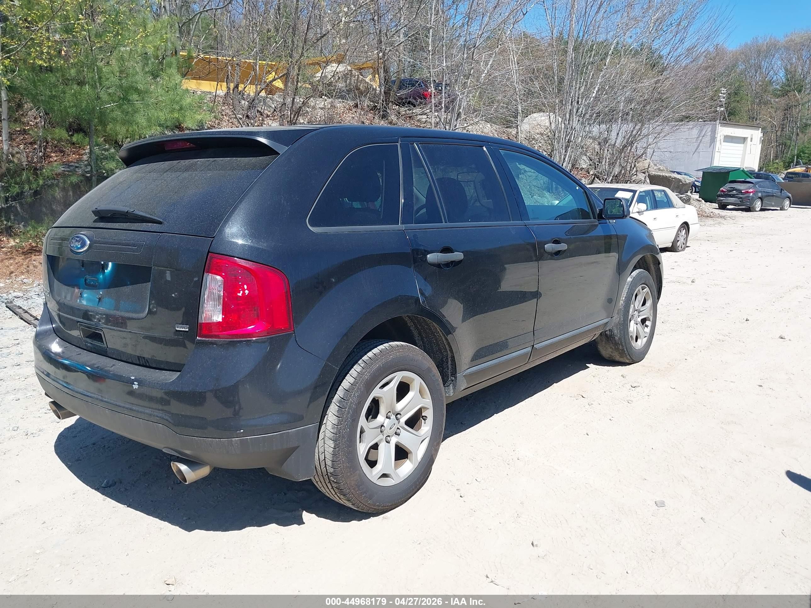 2013 Ford Edge Se Black vin: 2FMDK4GC3DBC74943