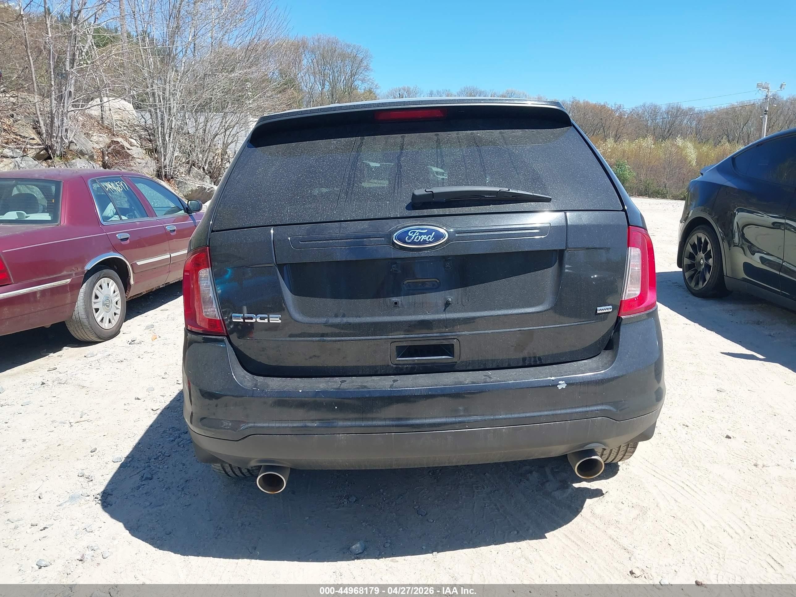 2013 Ford Edge Se Black vin: 2FMDK4GC3DBC74943