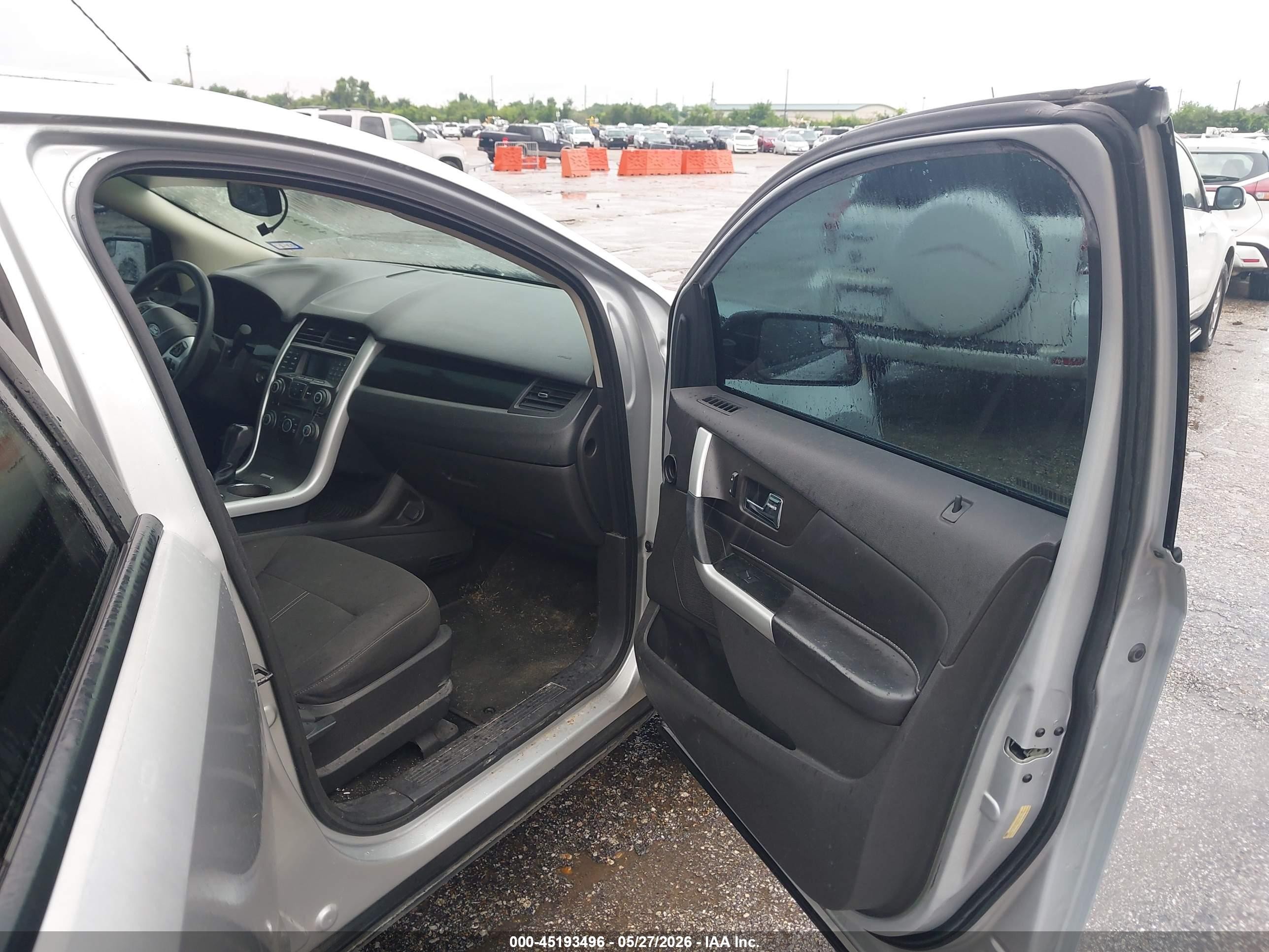 2014 Ford Edge Se Silver vin: 2FMDK4GC3EBA26208