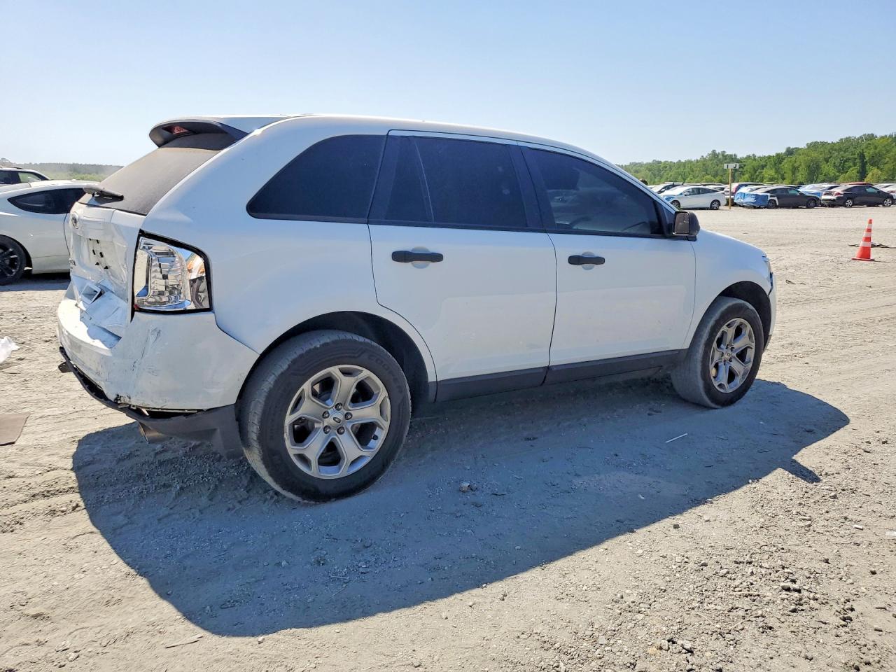2014 Ford Edge Se Белый vin: 2FMDK4GC3EBB67277
