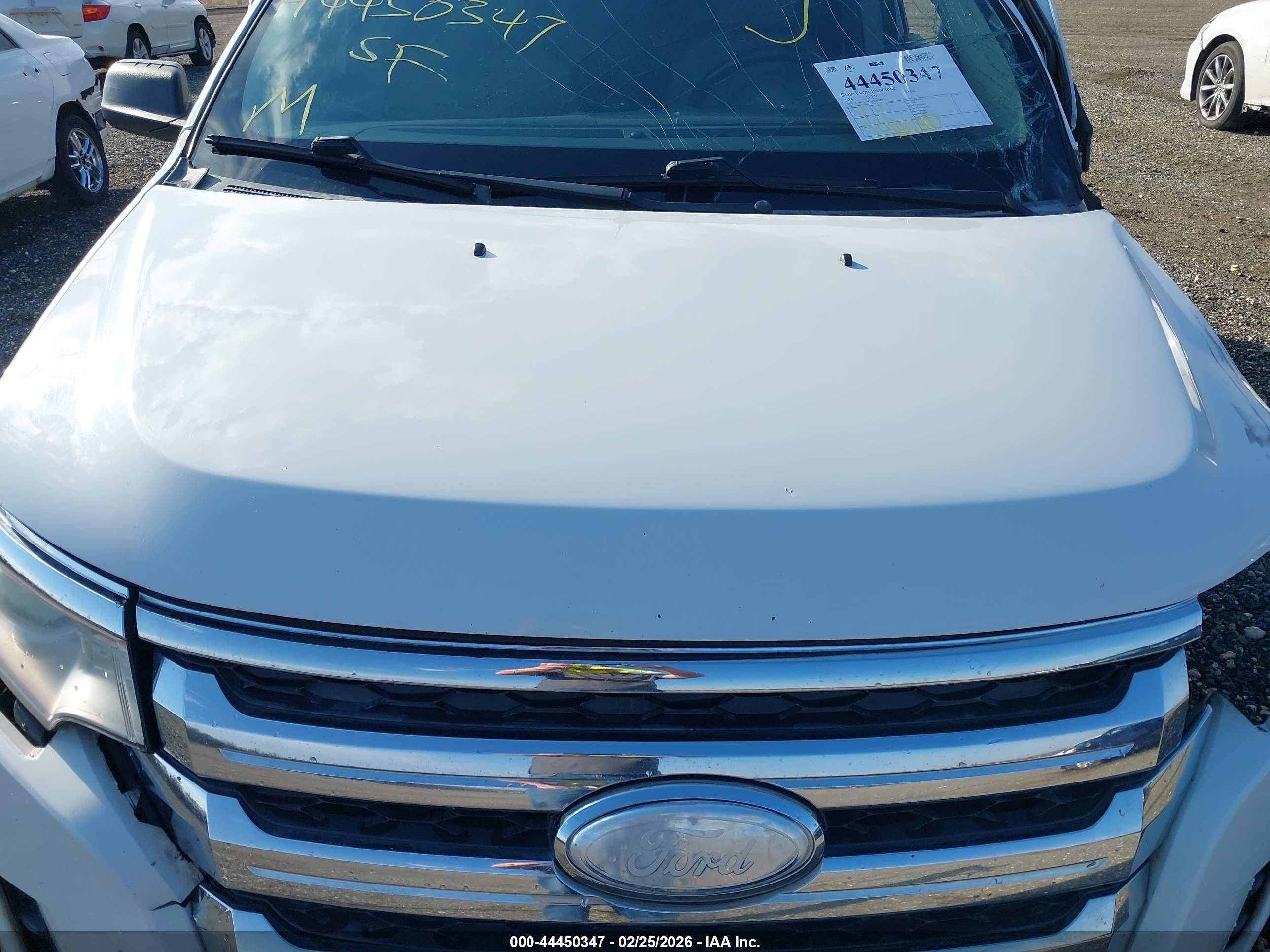 2014 Ford Edge Se White vin: 2FMDK4GC4EBA00975
