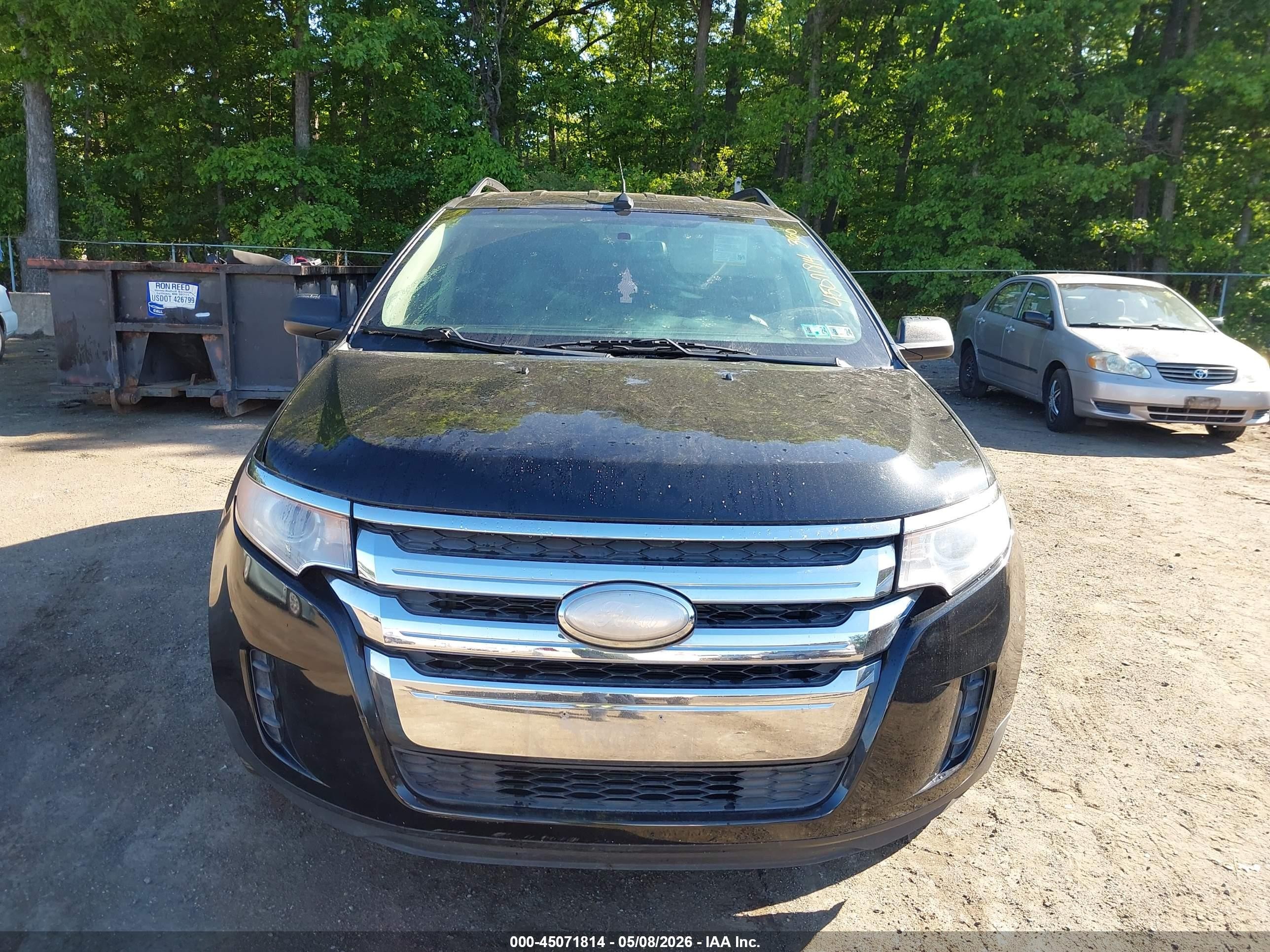 2014 Ford Edge Se Черный vin: 2FMDK4GC5EBA03772