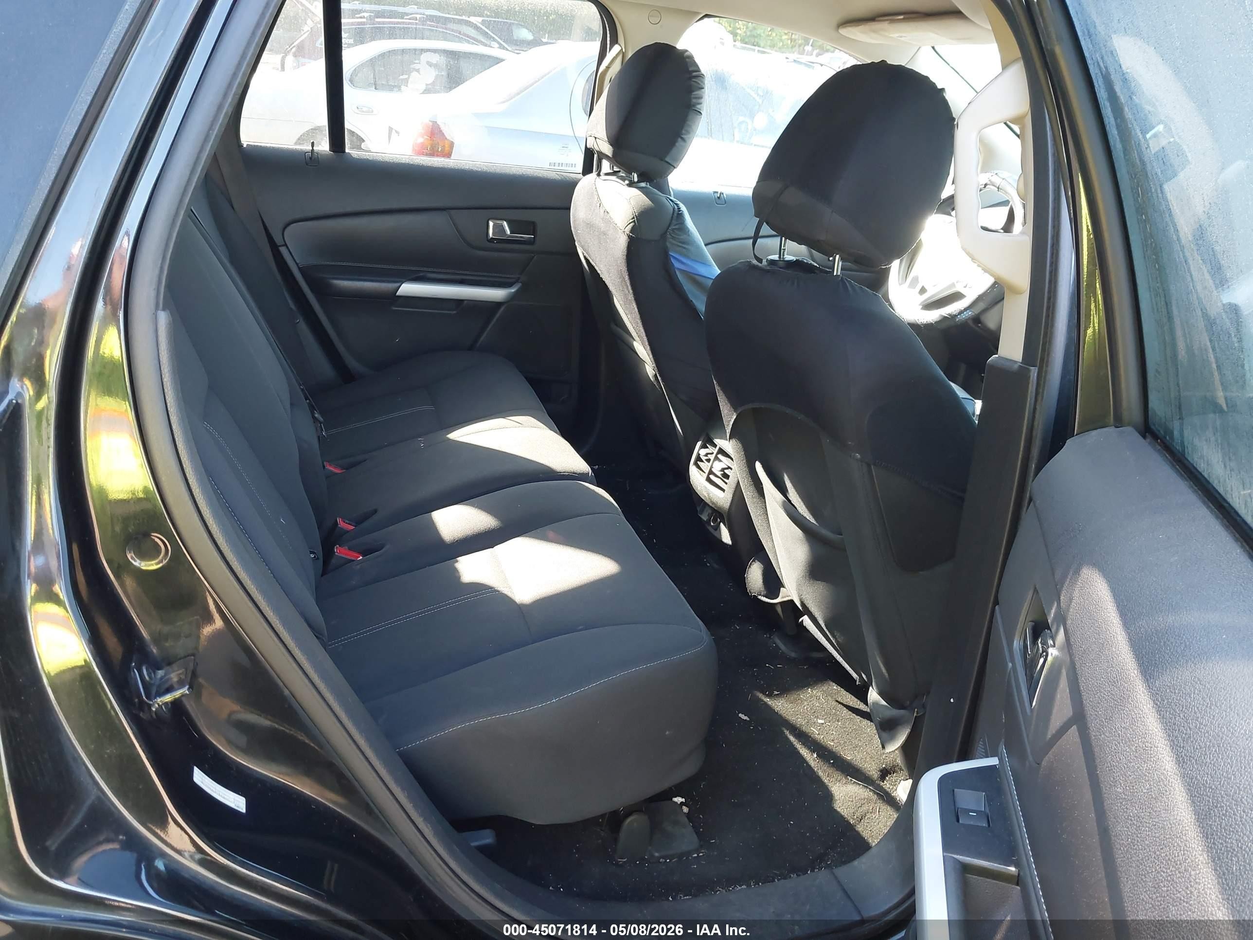 2014 Ford Edge Se Черный vin: 2FMDK4GC5EBA03772