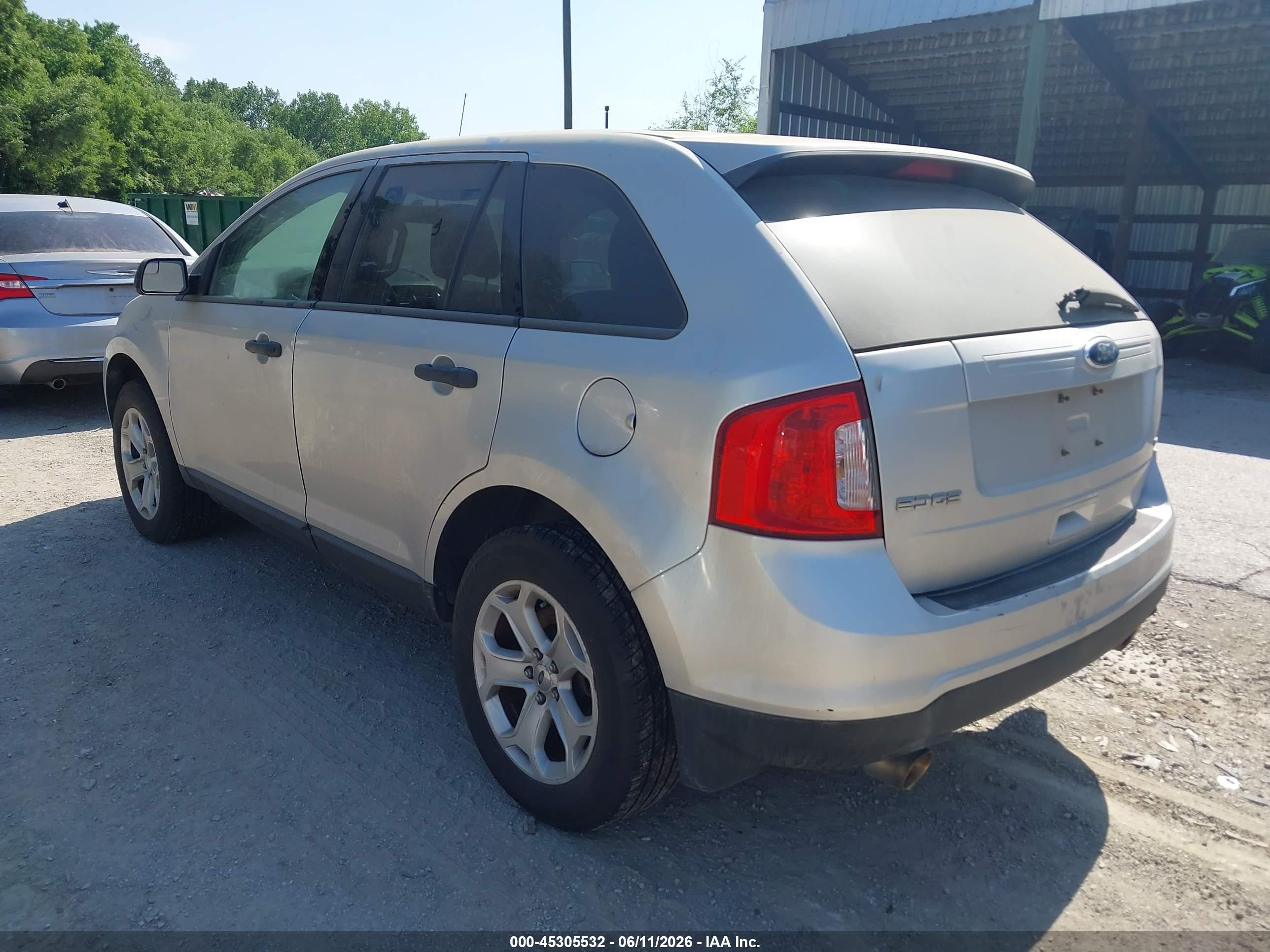 2012 Ford Edge Se Gray vin: 2FMDK4GC6CBA34445
