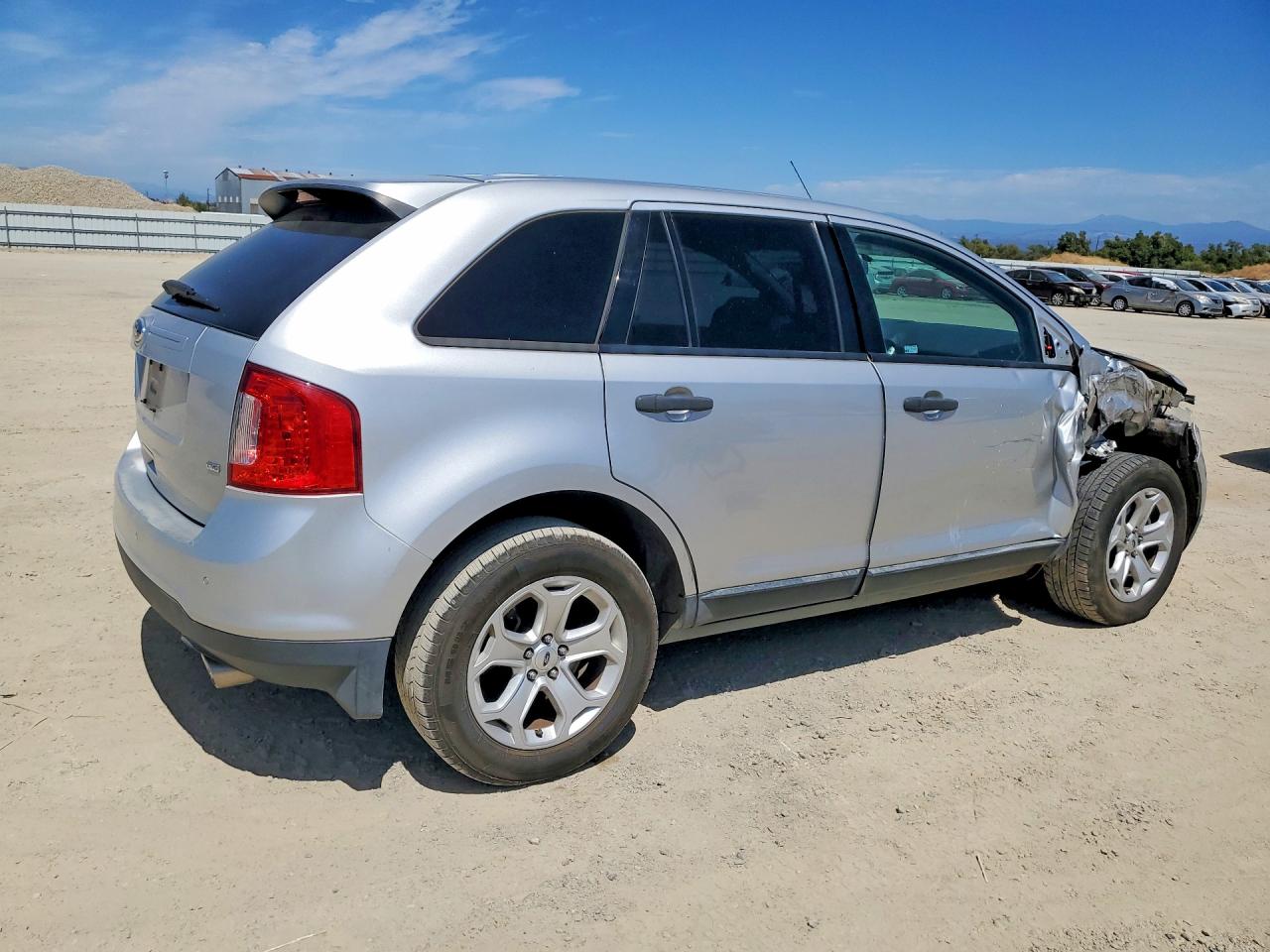 2013 Ford Edge Se Silver vin: 2FMDK4GC6DBA48864