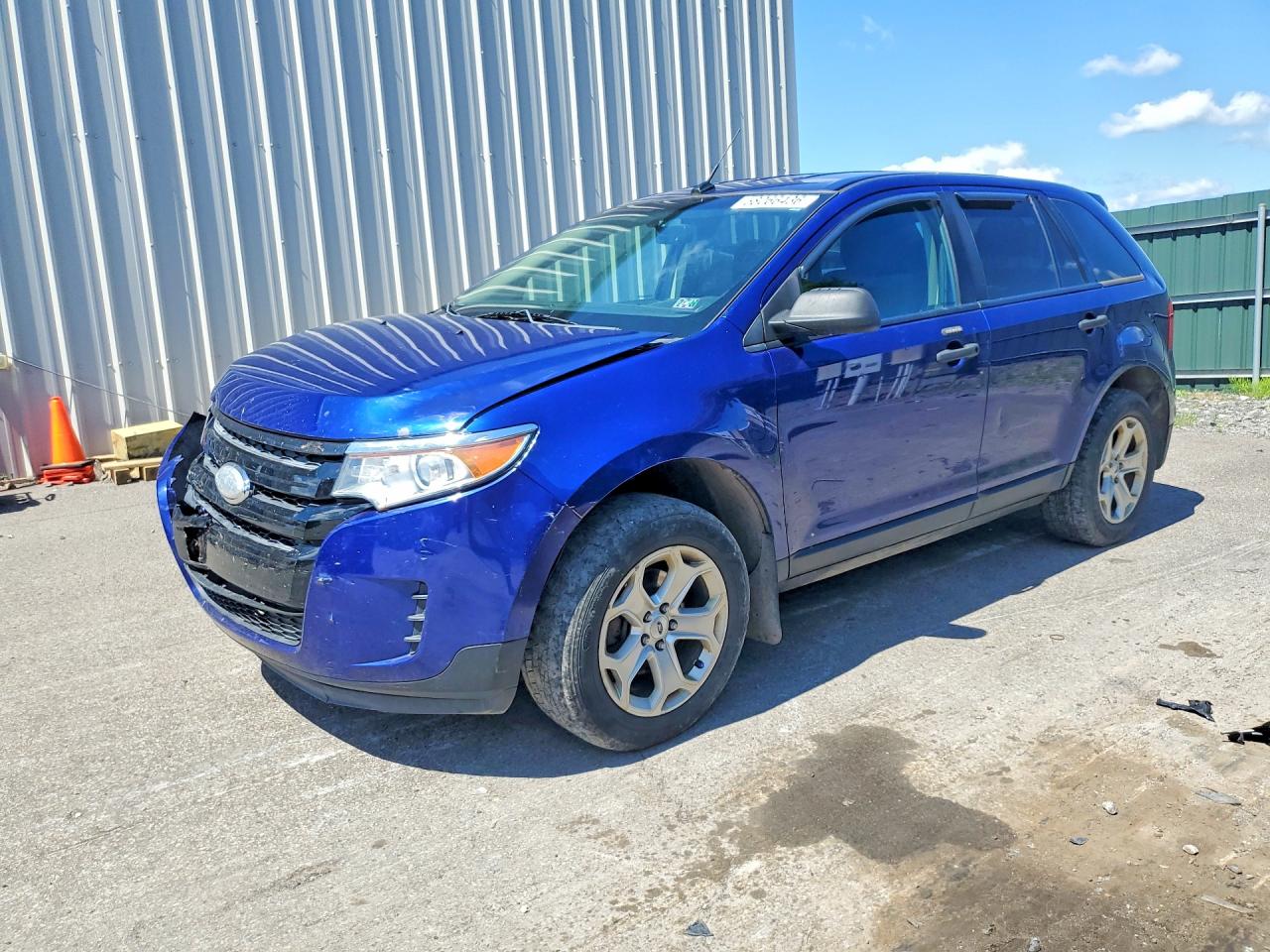 2013 Ford Edge Se Blue vin: 2FMDK4GC7DBB68902