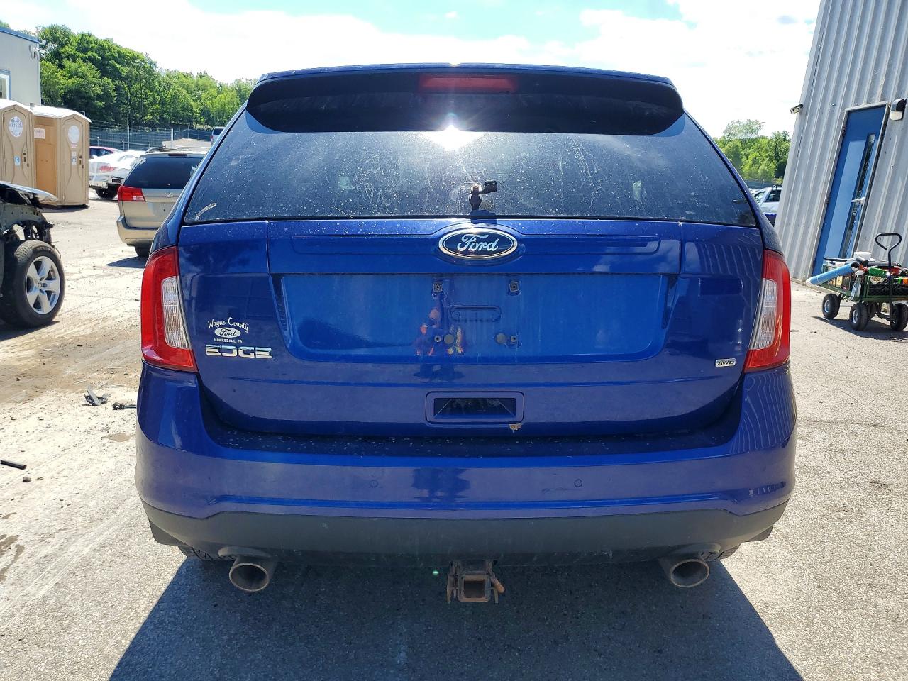 2013 Ford Edge Se Blue vin: 2FMDK4GC7DBB68902
