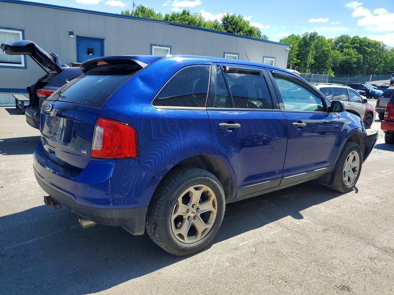 2013 Ford Edge Se Blue vin: 2FMDK4GC7DBB68902