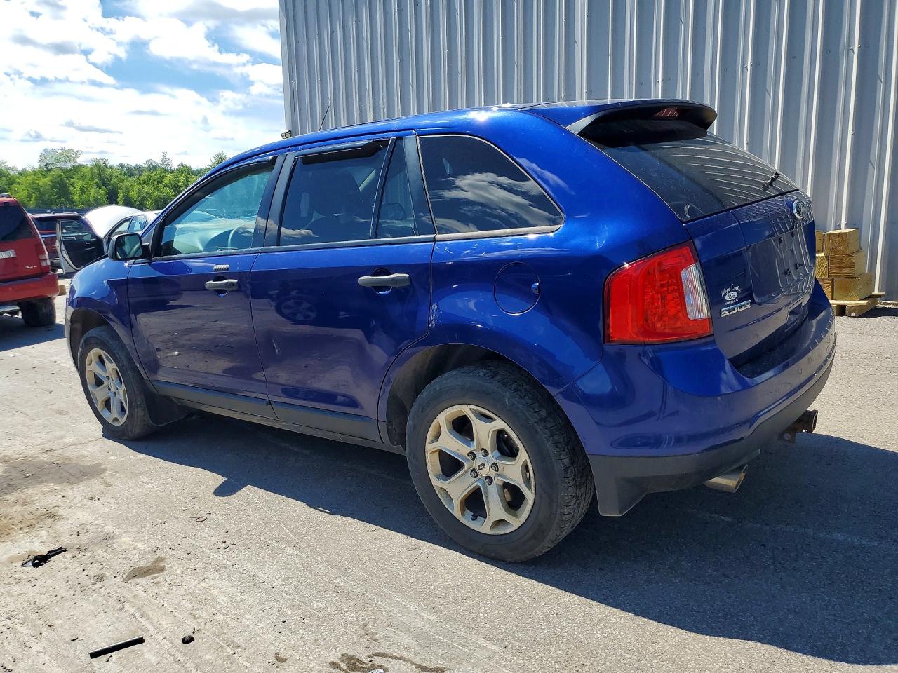 2013 Ford Edge Se Blue vin: 2FMDK4GC7DBB68902