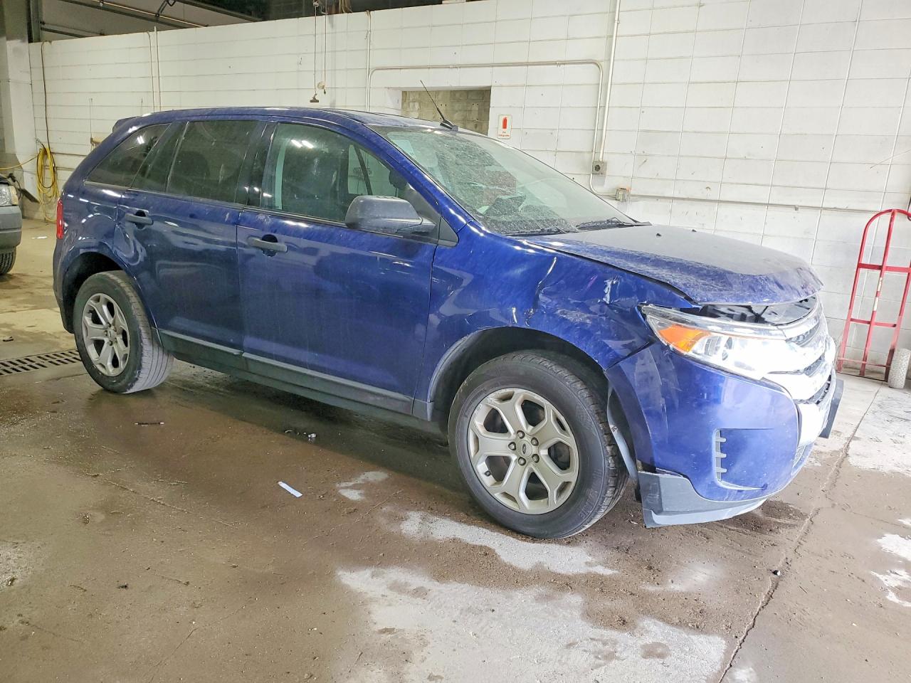 2013 Ford Edge Se Синий vin: 2FMDK4GC7DBC84052