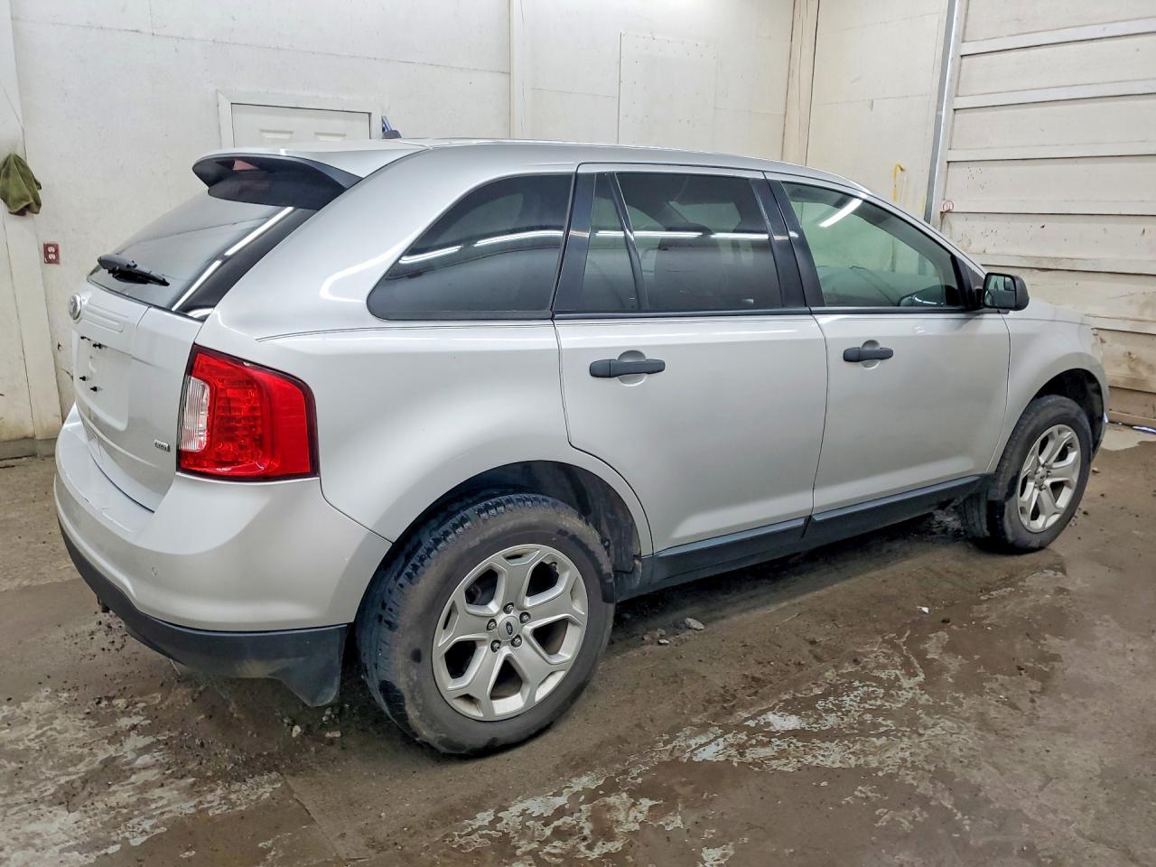 2014 Ford Edge Se Silver vin: 2FMDK4GC7EBA44243