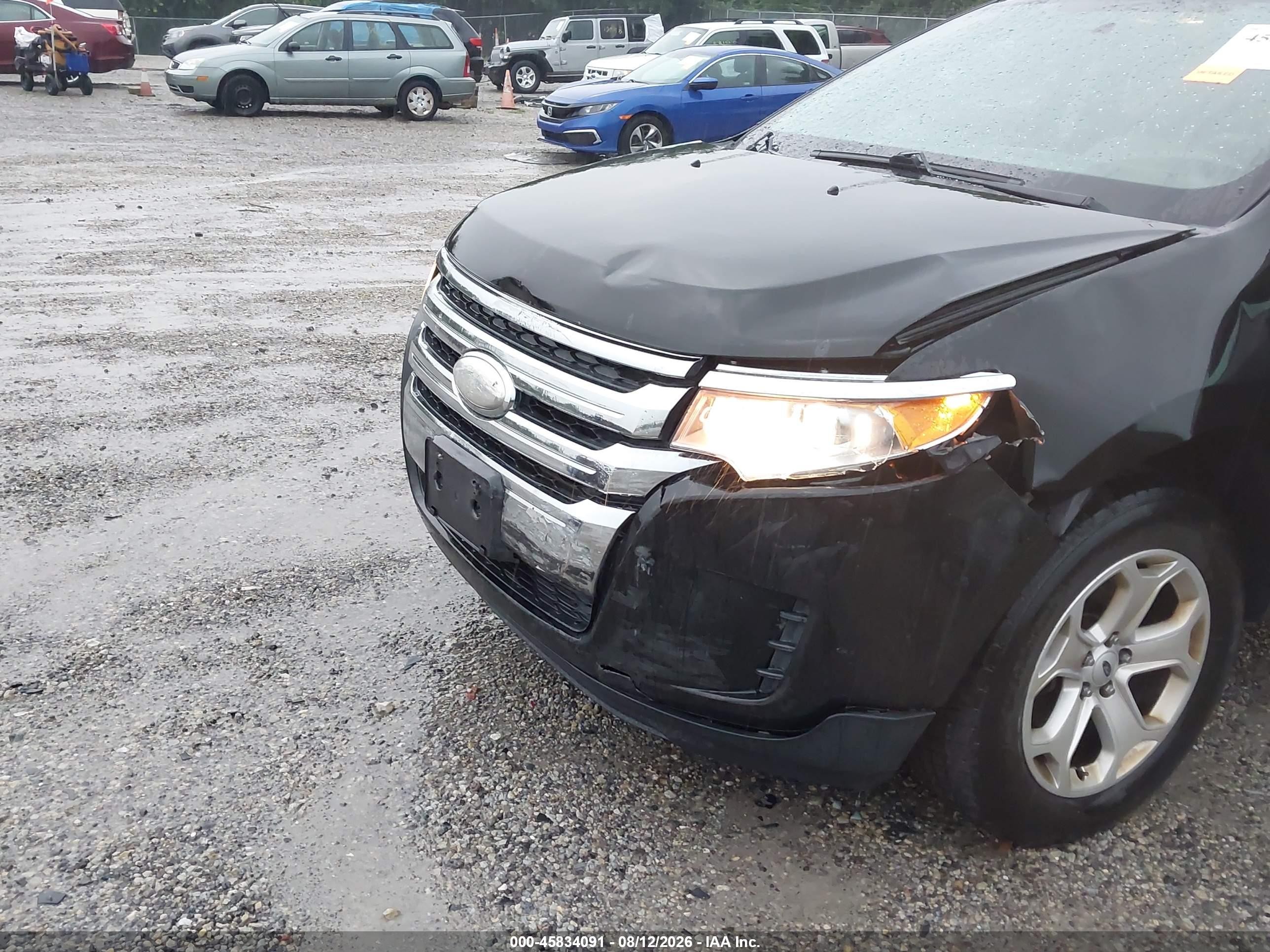 2014 Ford Edge Se Black vin: 2FMDK4GC8EBA68440