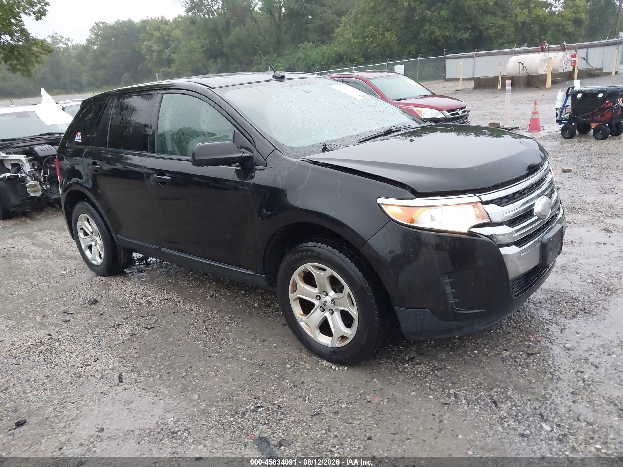 2014 Ford Edge Se Black vin: 2FMDK4GC8EBA68440