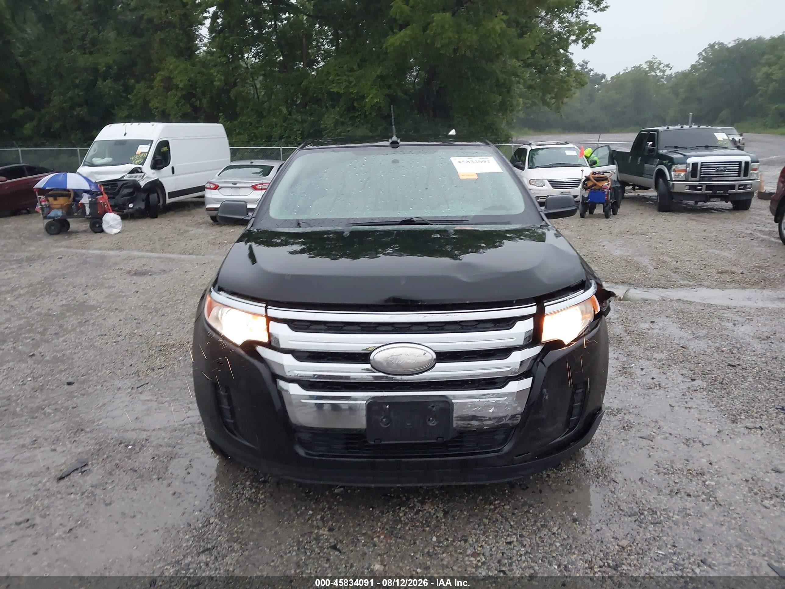 2014 Ford Edge Se Black vin: 2FMDK4GC8EBA68440