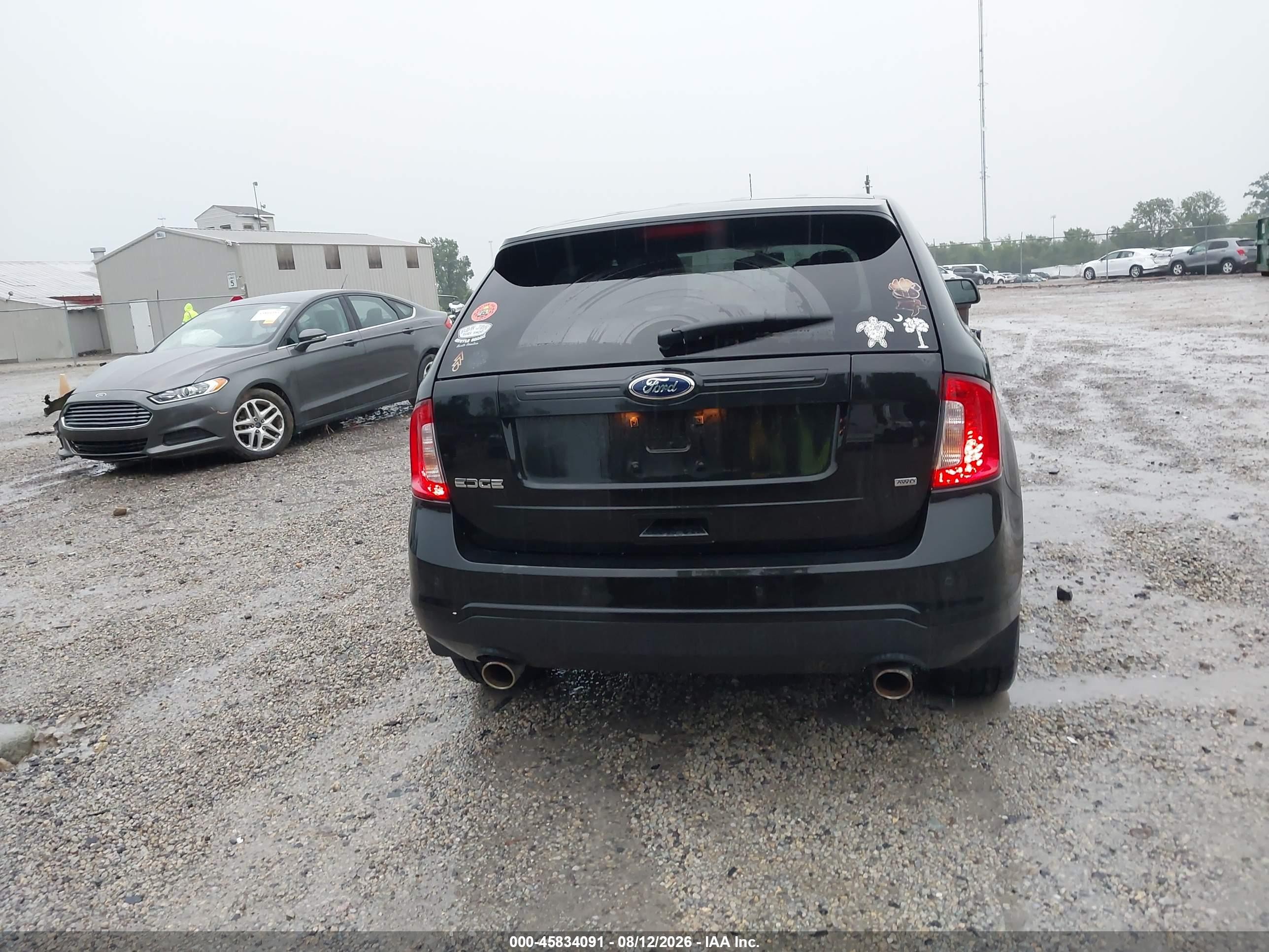 2014 Ford Edge Se Black vin: 2FMDK4GC8EBA68440