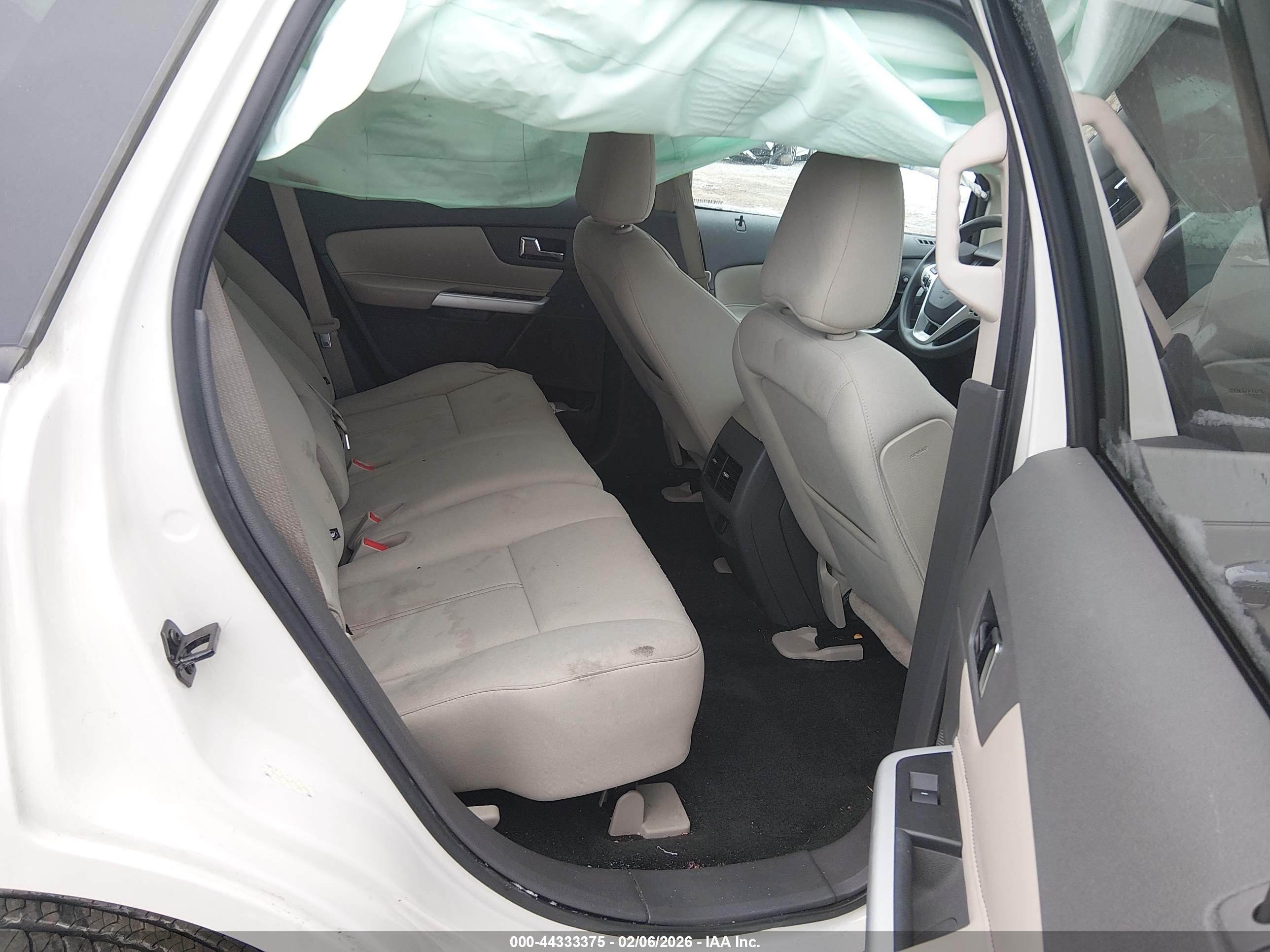 2012 Ford Edge Se White vin: 2FMDK4GC9CBA30955