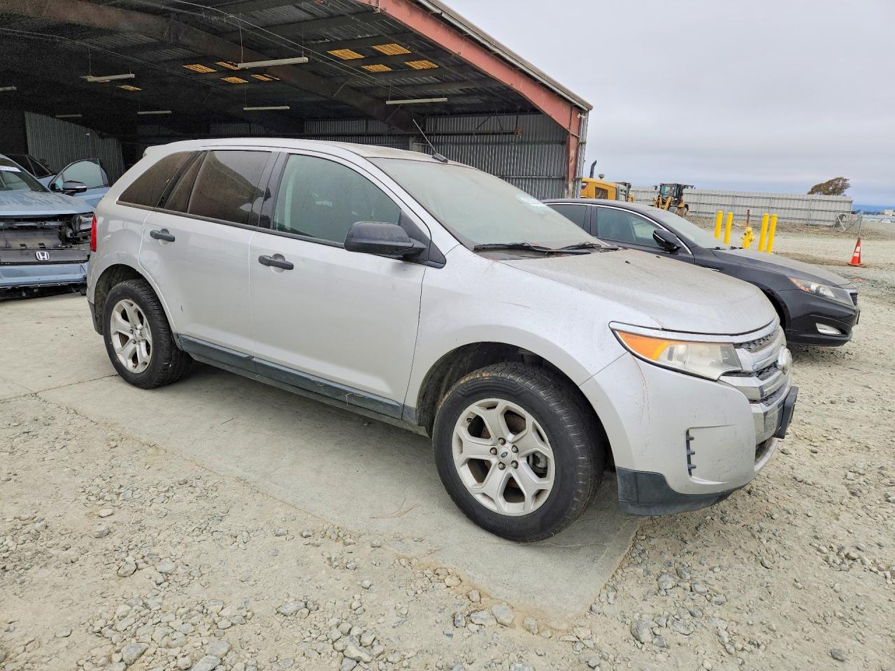 2013 Ford Edge Se Silver vin: 2FMDK4GC9DBA44808