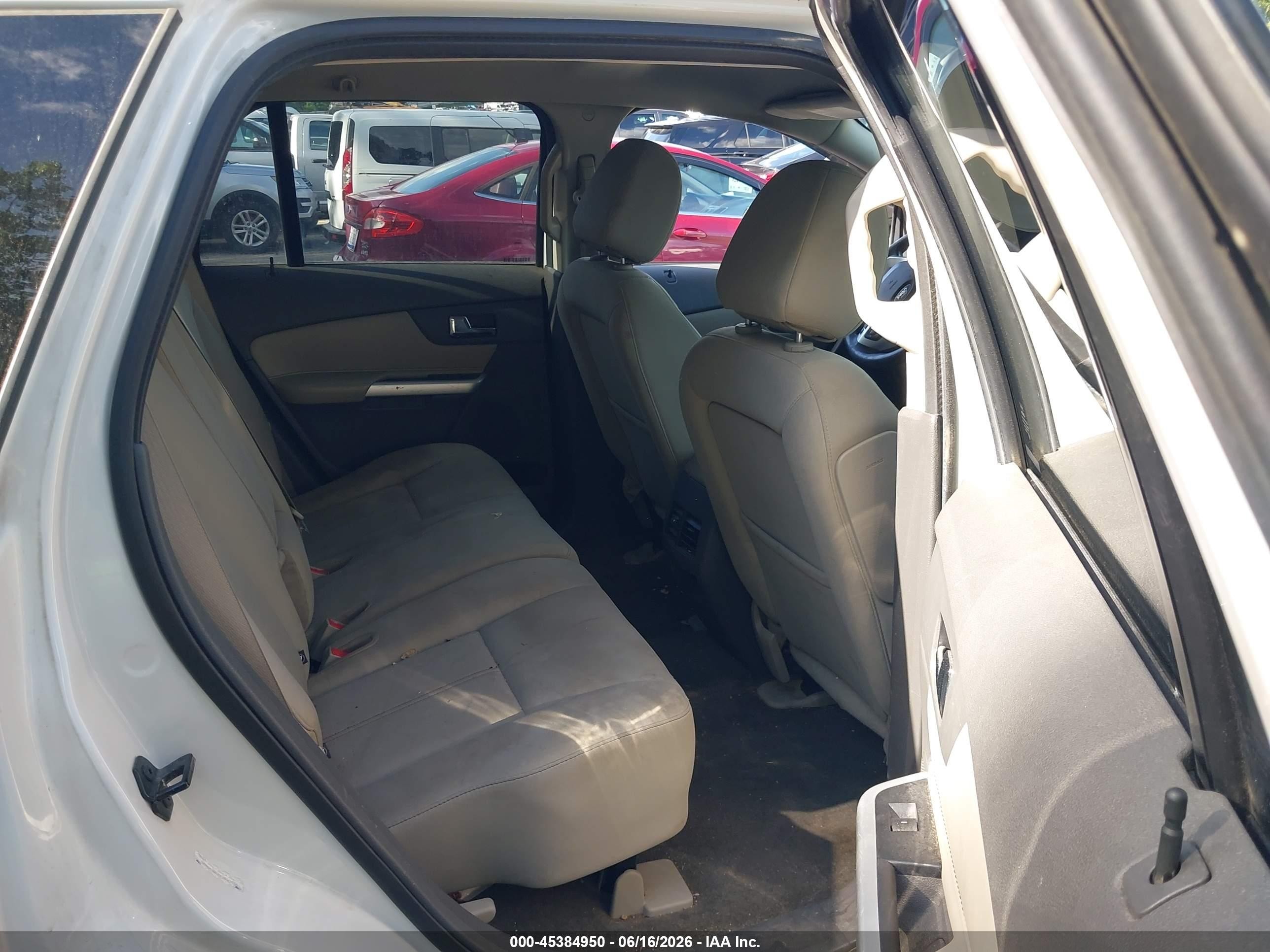 2013 Ford Edge Se White vin: 2FMDK4GC9DBB33956