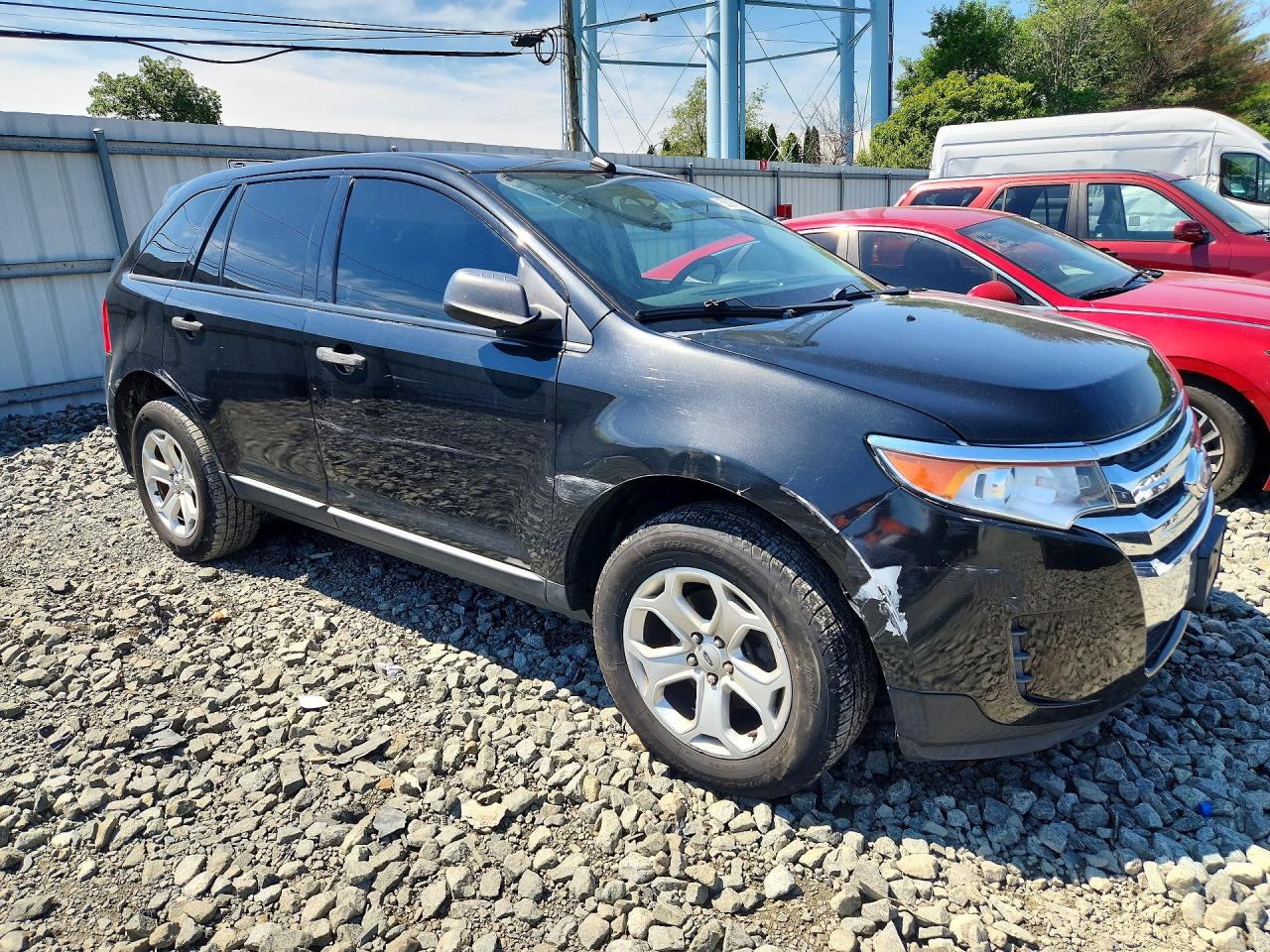 2013 Ford Edge Se Black vin: 2FMDK4GC9DBE29821