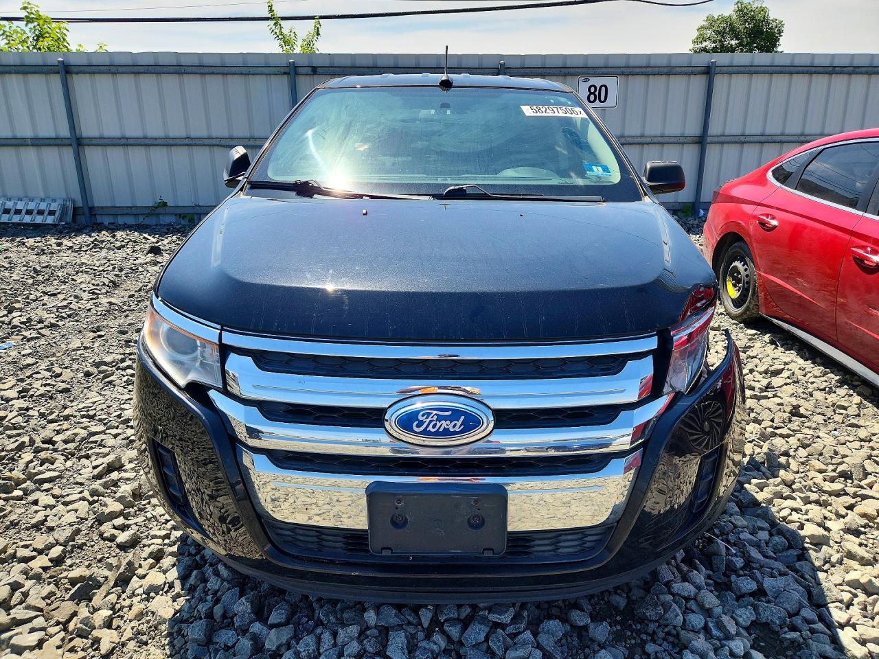 2013 Ford Edge Se Black vin: 2FMDK4GC9DBE29821