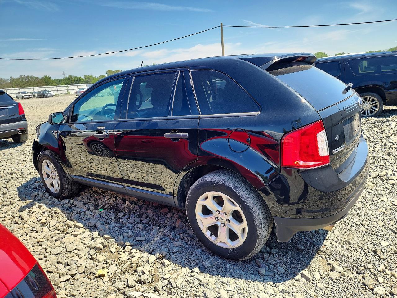 2013 Ford Edge Se Black vin: 2FMDK4GC9DBE29821