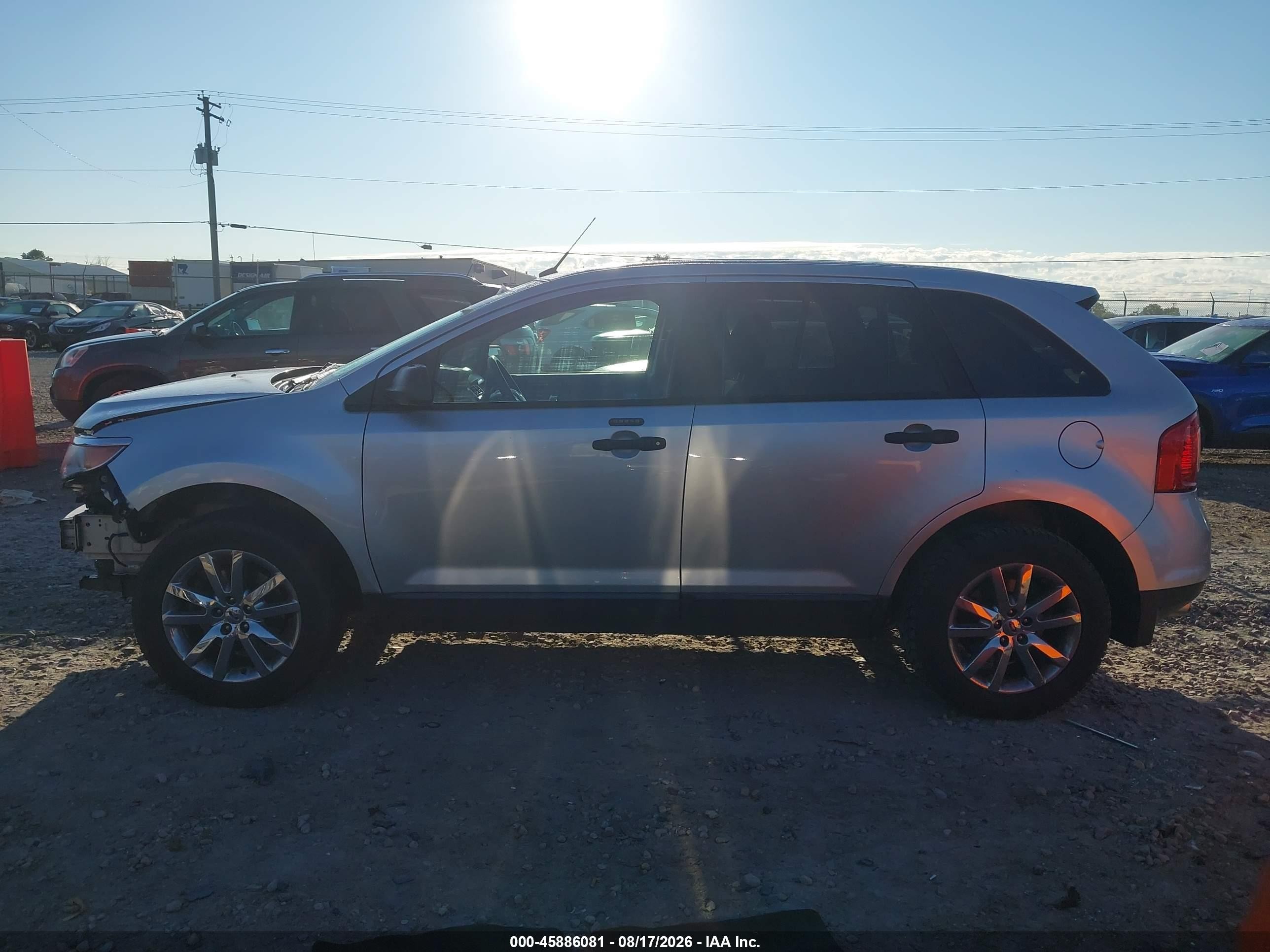 2013 Ford Edge Se Серебряный vin: 2FMDK4GCXDBC53426