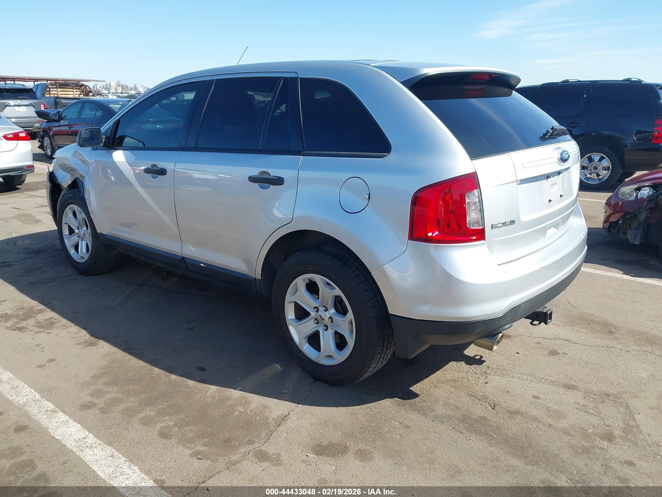2013 Ford Edge Se Silver vin: 2FMDK4GCXDBE16690