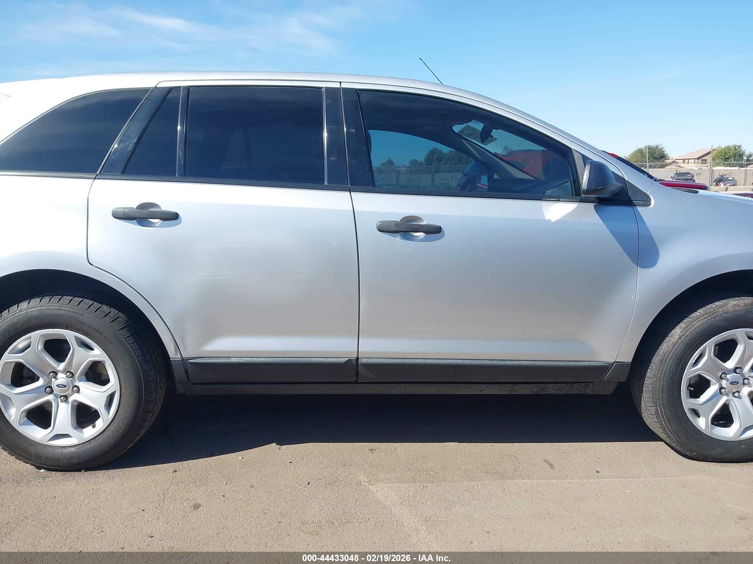 2013 Ford Edge Se Silver vin: 2FMDK4GCXDBE16690