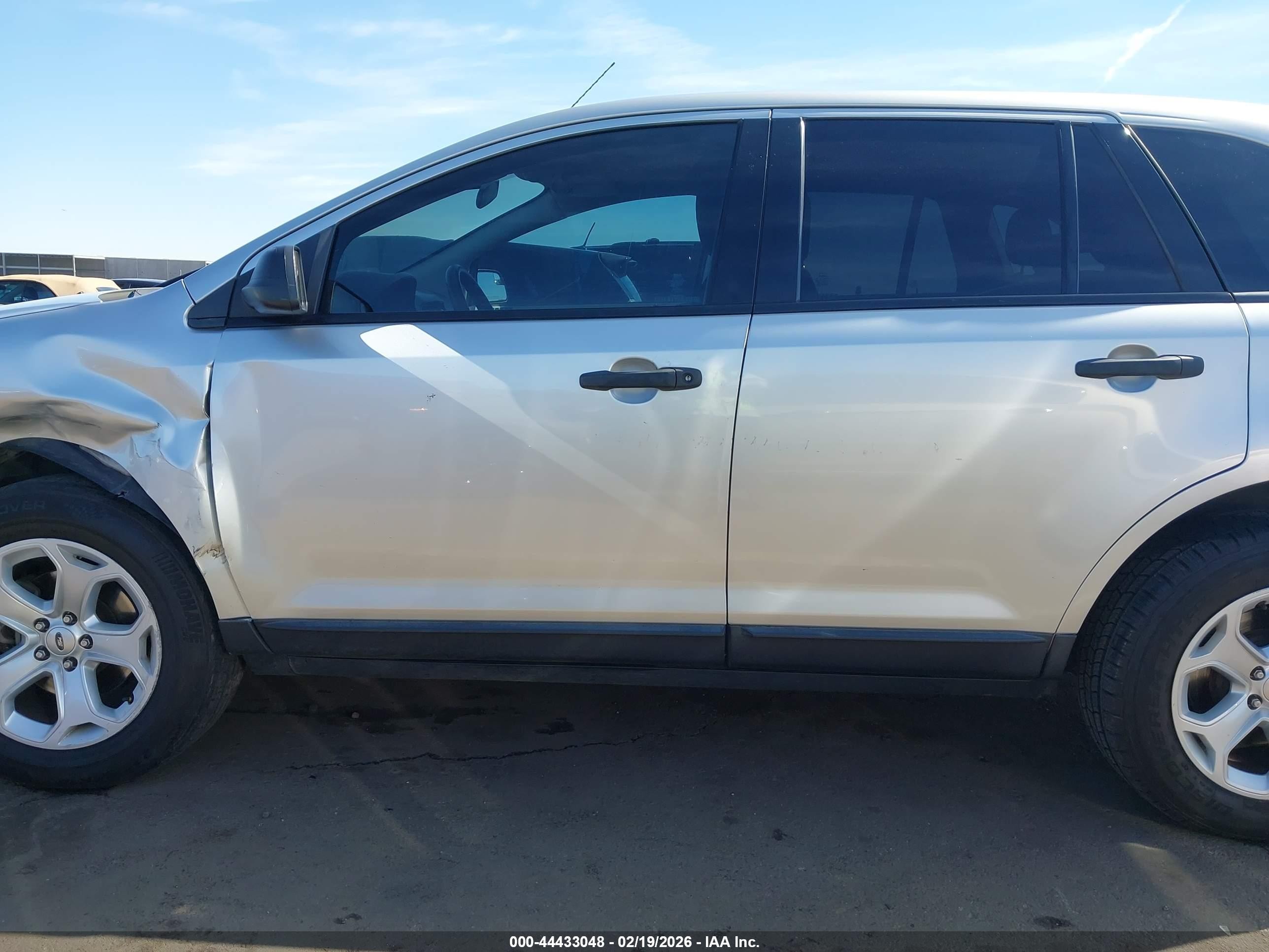 2013 Ford Edge Se Silver vin: 2FMDK4GCXDBE16690