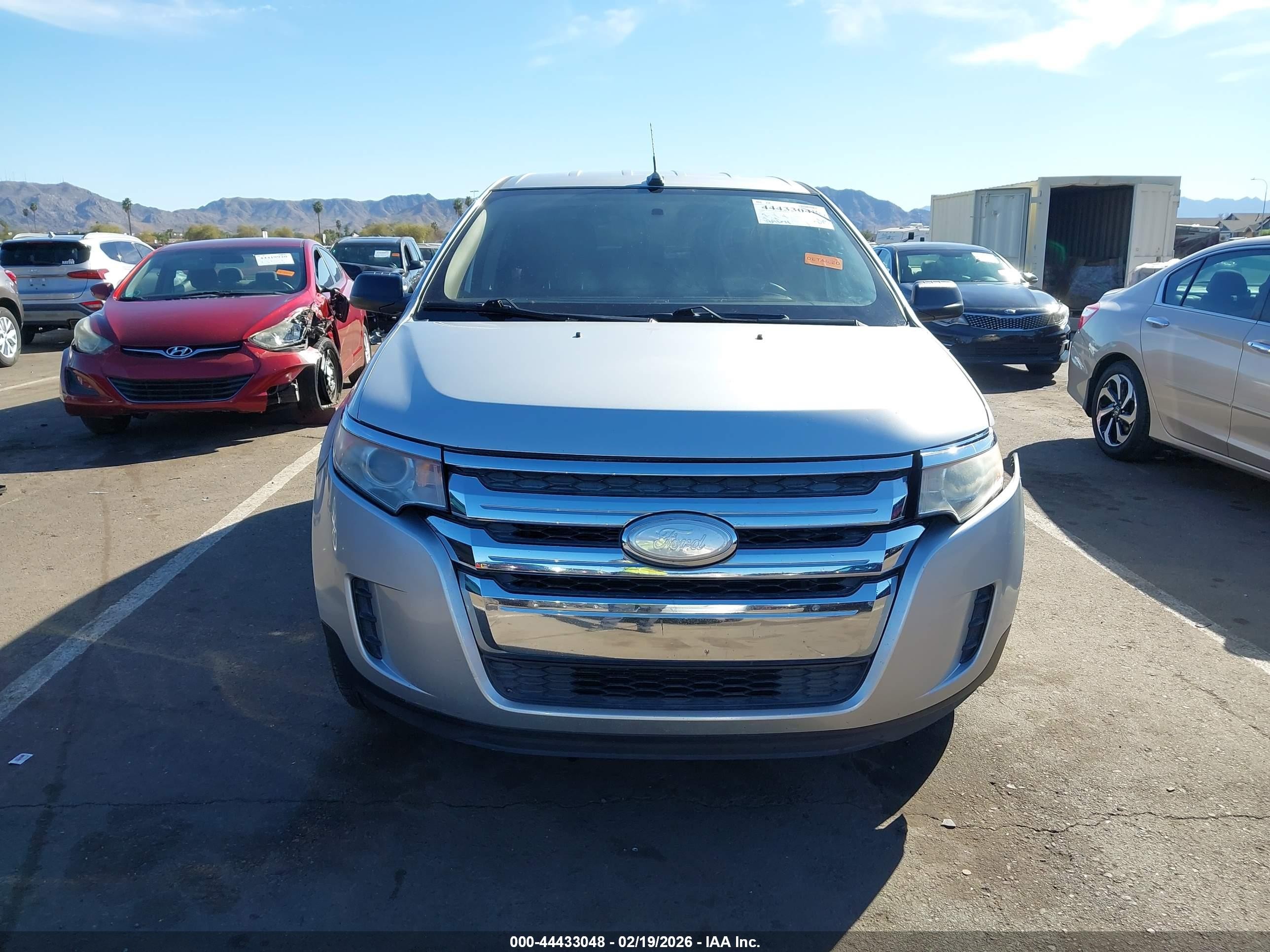 2013 Ford Edge Se Silver vin: 2FMDK4GCXDBE16690