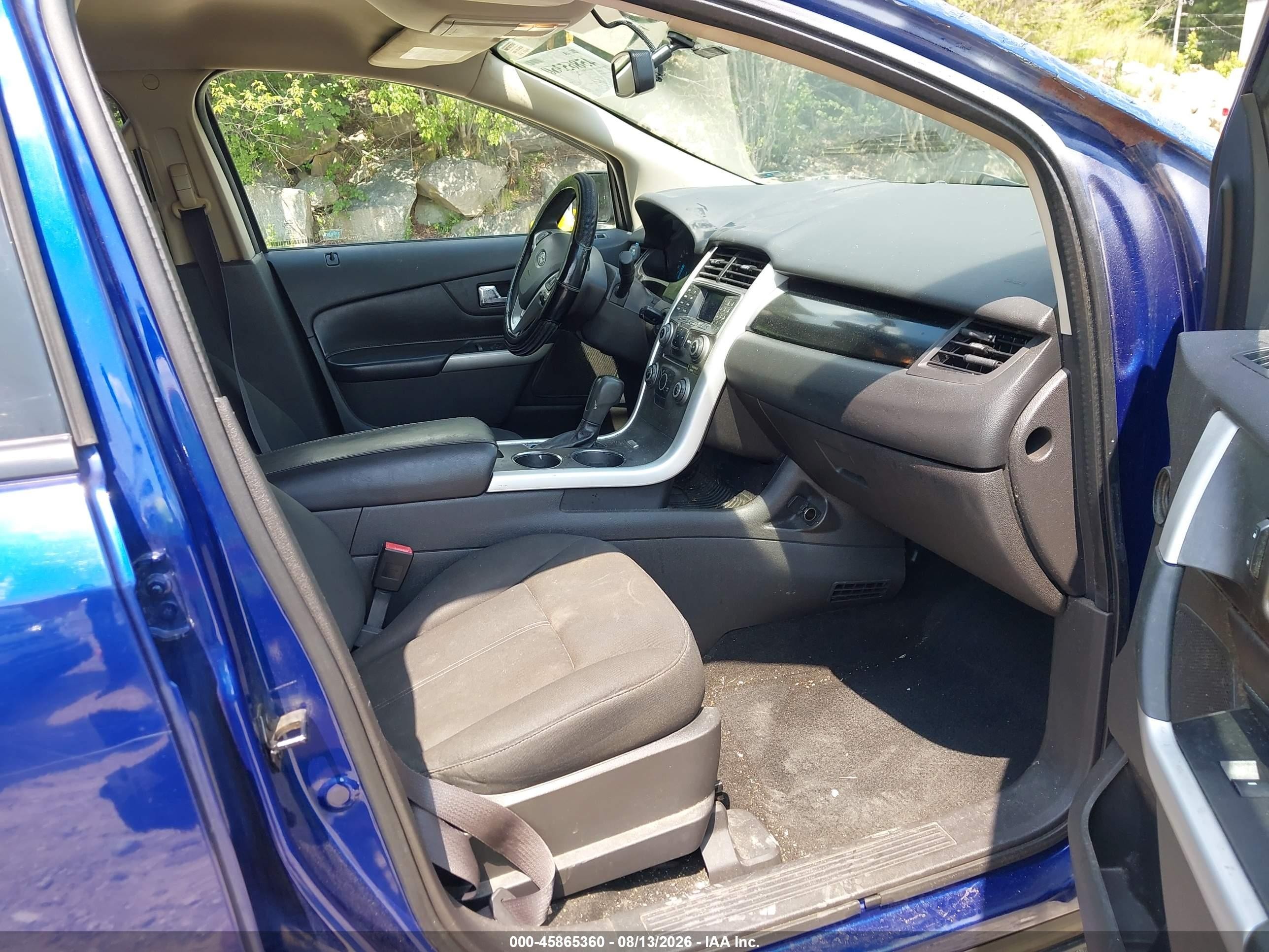 2013 Ford Edge Se Blue vin: 2FMDK4GCXDBE29651