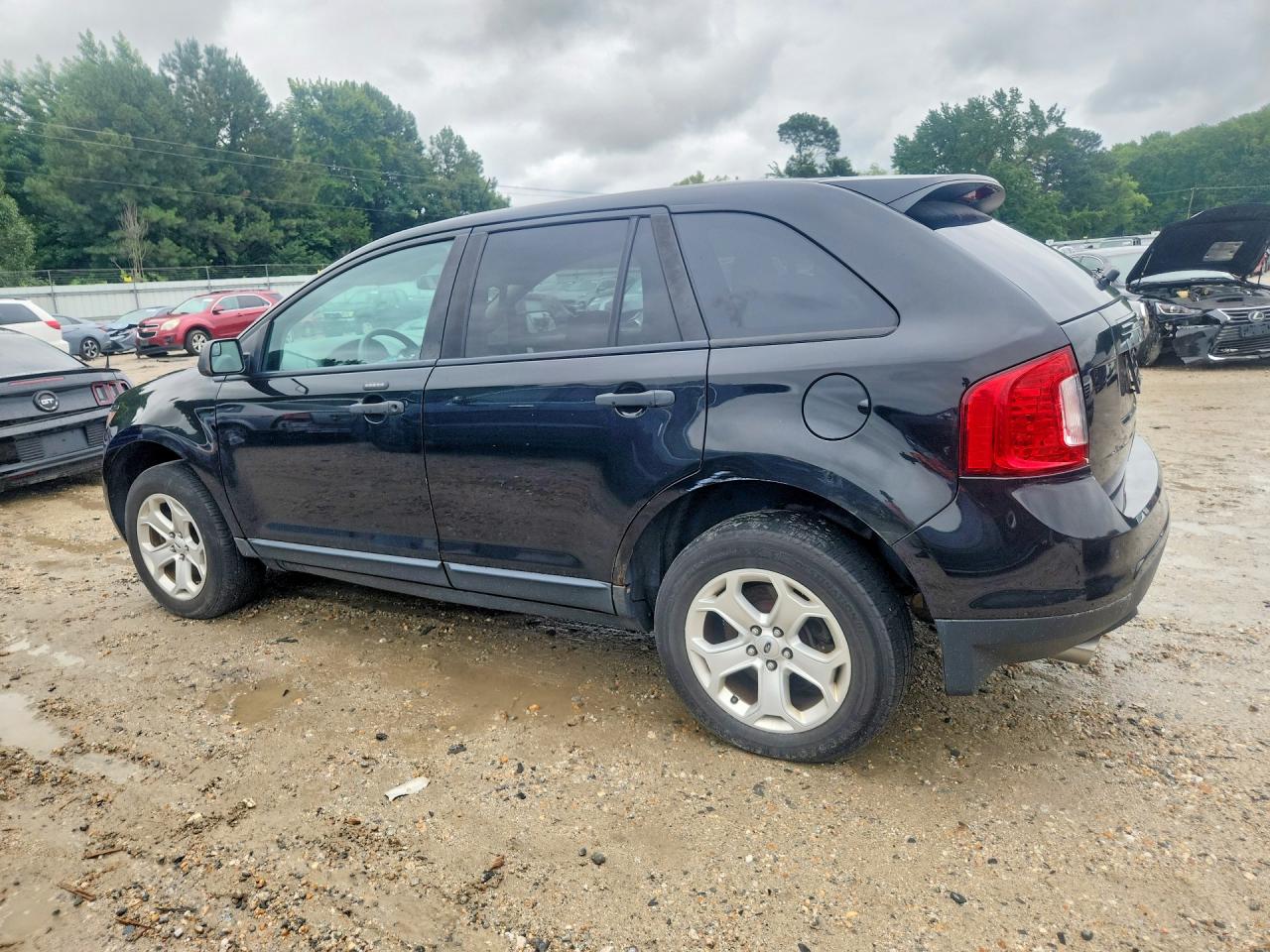 2014 Ford Edge Se Black vin: 2FMDK4GCXEBA90567