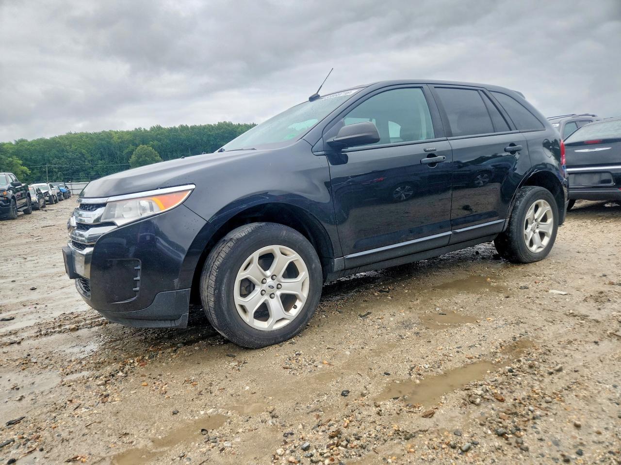 2014 Ford Edge Se Black vin: 2FMDK4GCXEBA90567