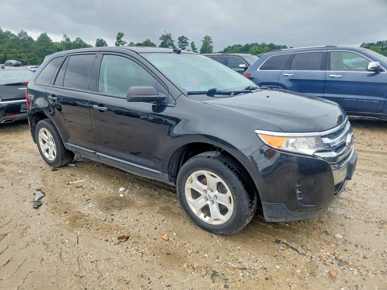 2014 Ford Edge Se Black vin: 2FMDK4GCXEBA90567