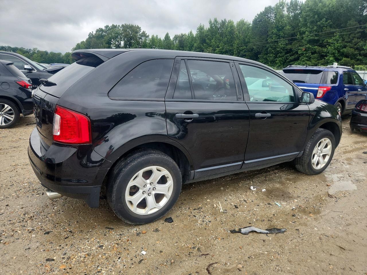 2014 Ford Edge Se Black vin: 2FMDK4GCXEBA90567