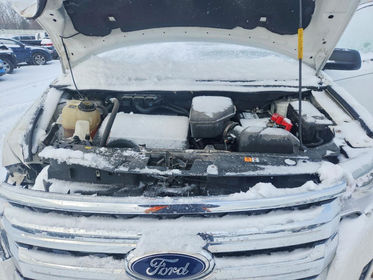 2014 Ford Edge Se White vin: 2FMDK4GCXEBB24040