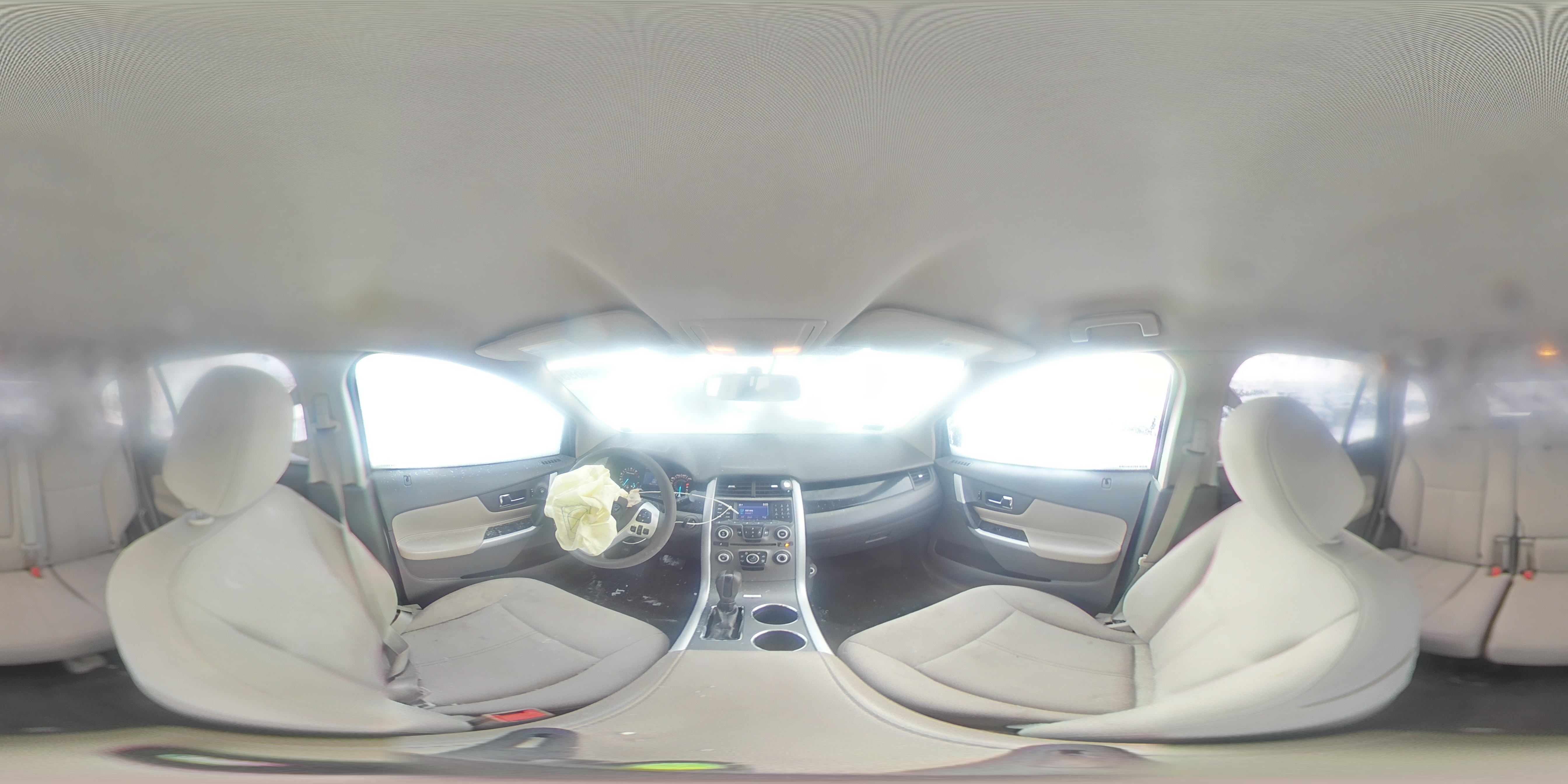 2014 Ford Edge Se White vin: 2FMDK4GCXEBB24040